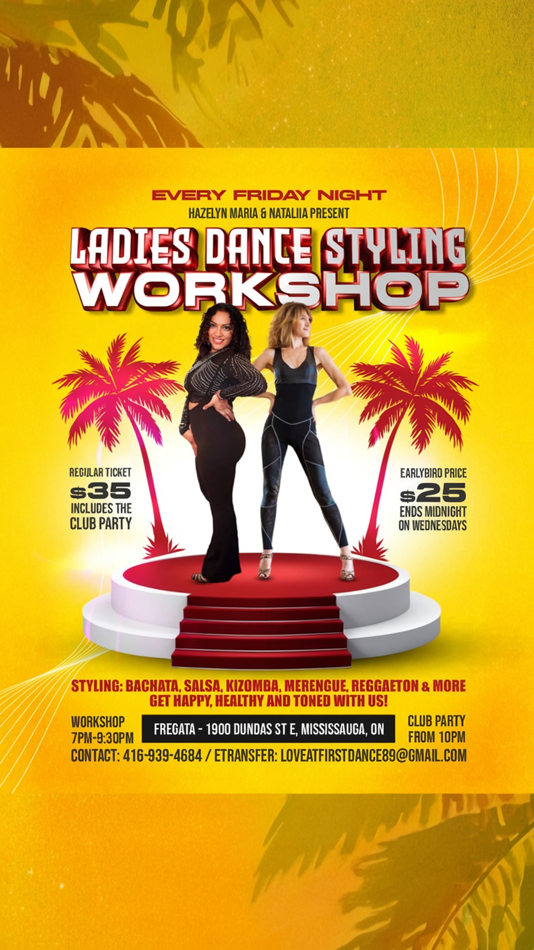 ladies dance styling workshop