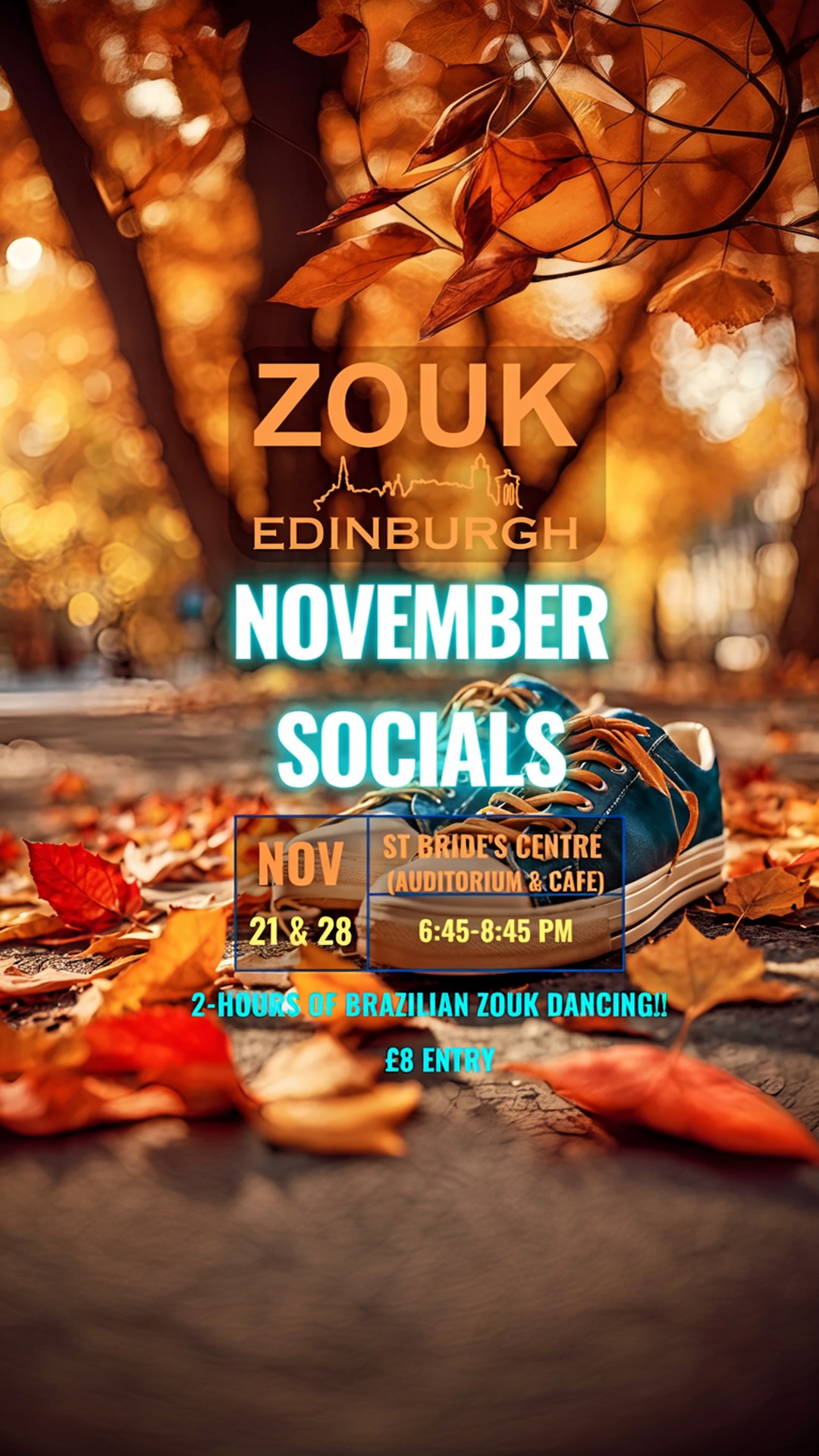 zouk & connect: november socials