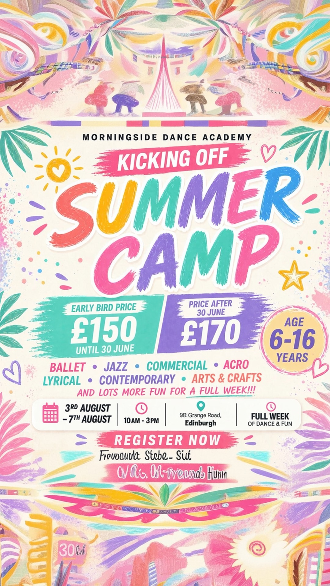 kicking off summer camp