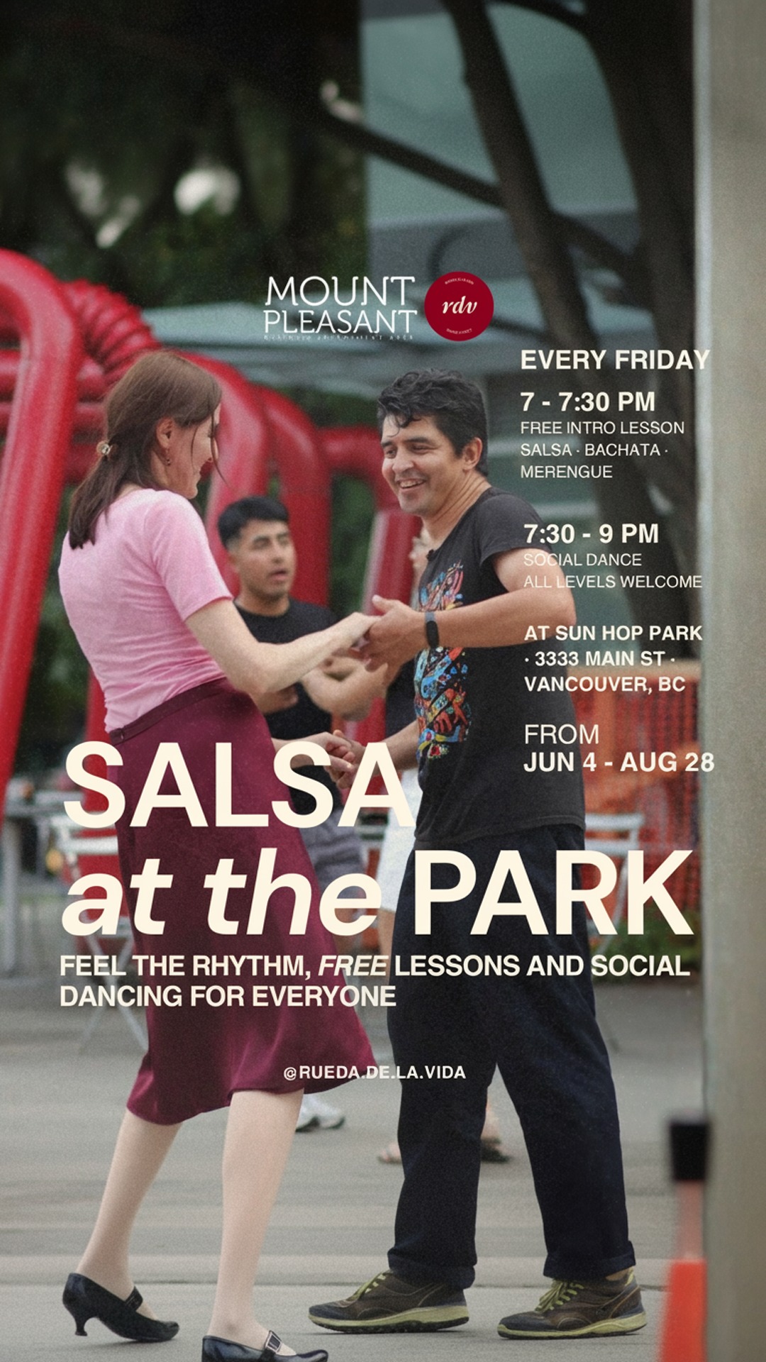 salsa at the park 🌳💃🏻🎶
