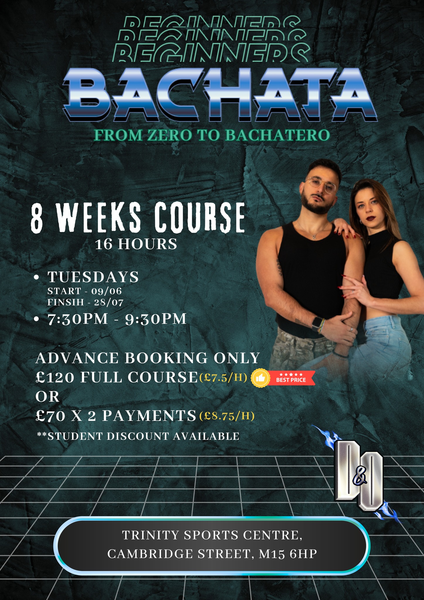 bachata beginners course • dance class manchester