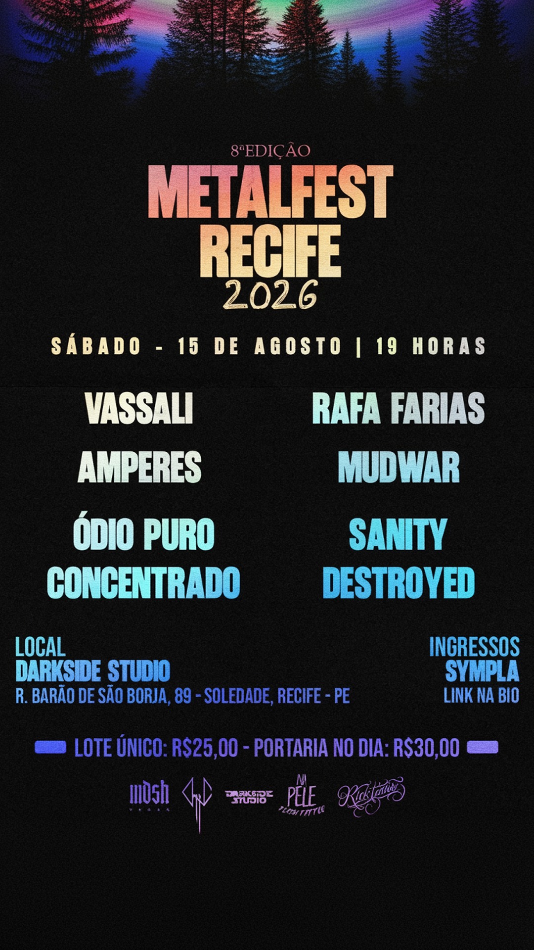 metalfest recife 2026 - 8ª edição