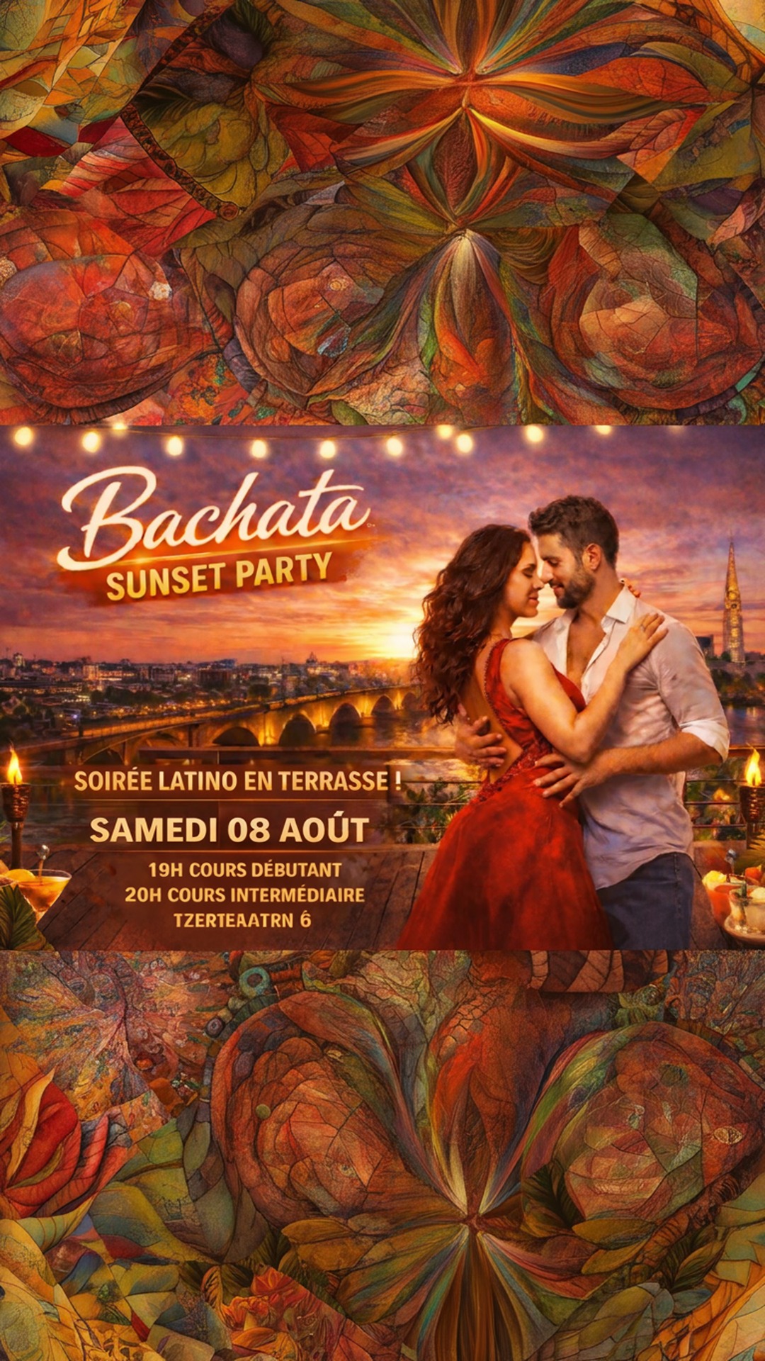 bachata sunset party