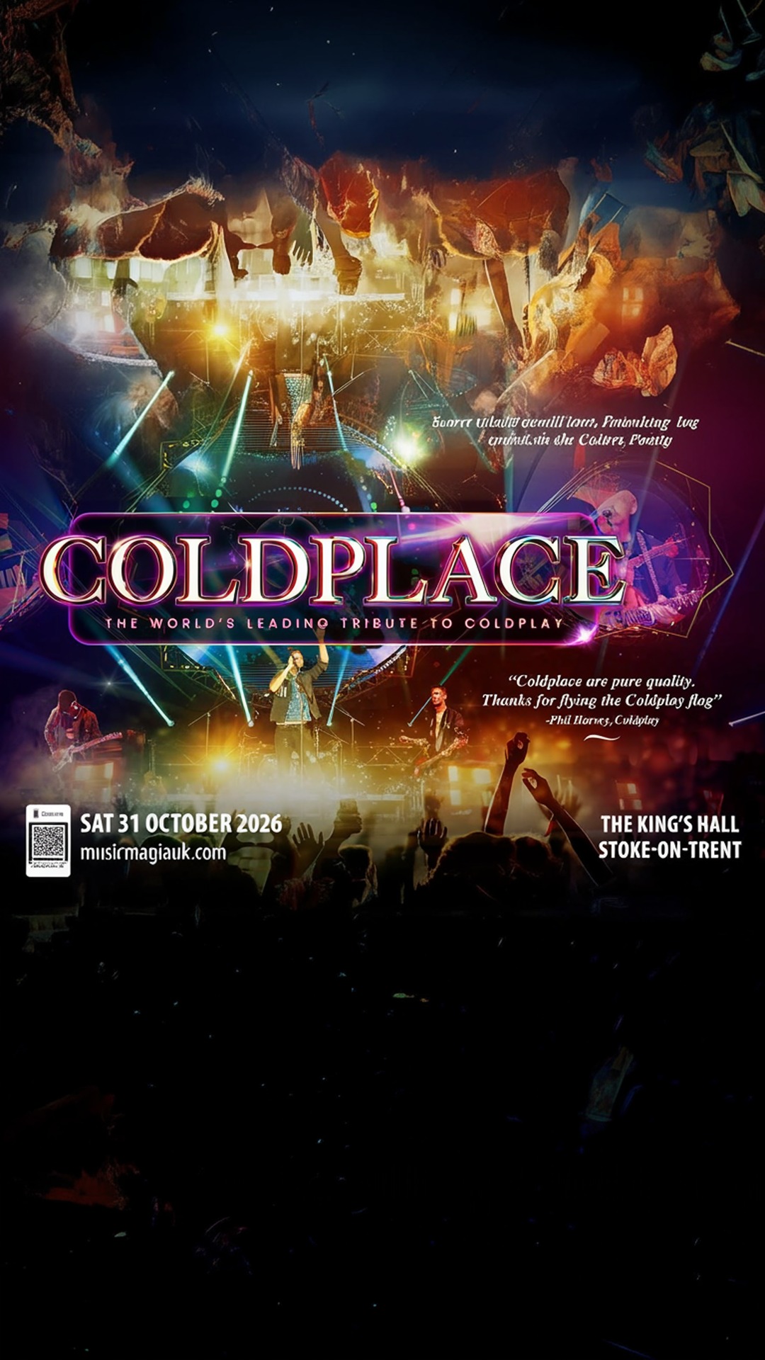 stoke, the kings hall - coldplace
