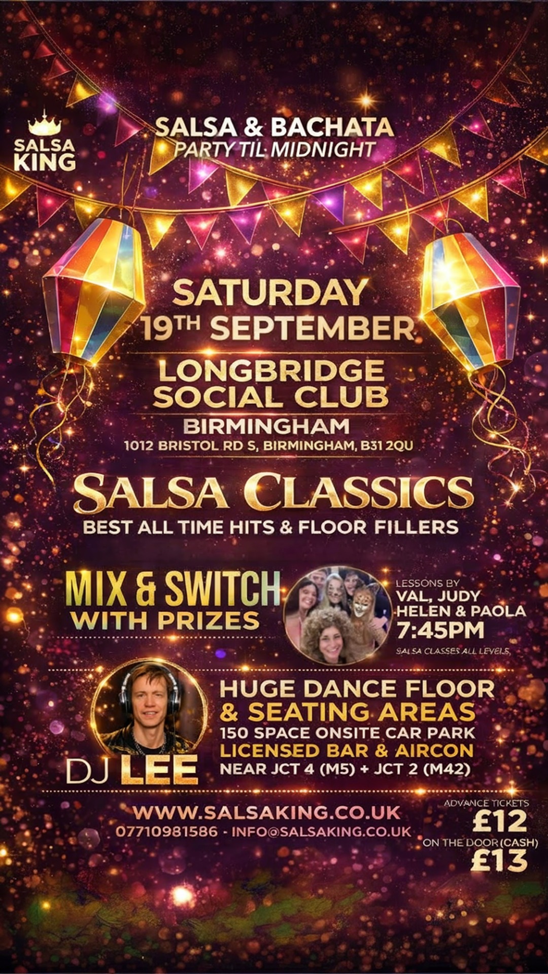 🔥salsa king salsa & bachata party 🔥