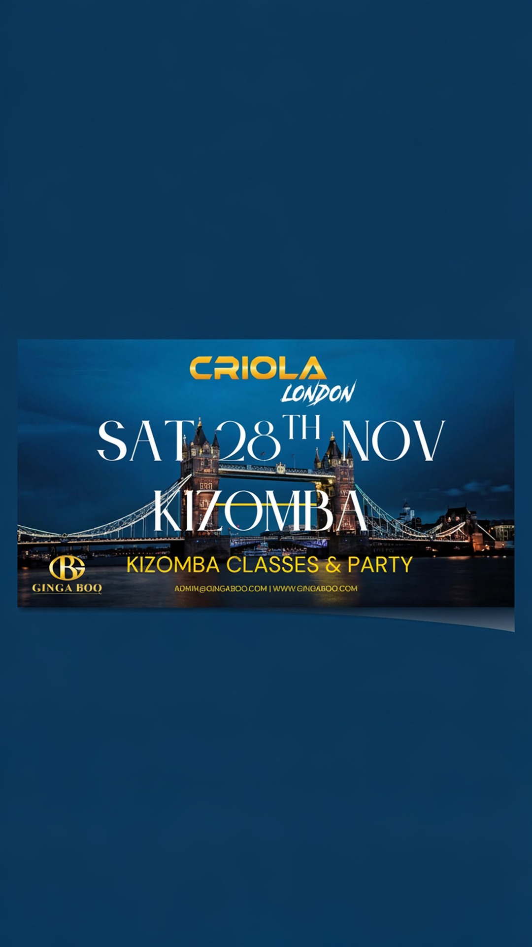 kizomba london - criola london kizomba classes & party