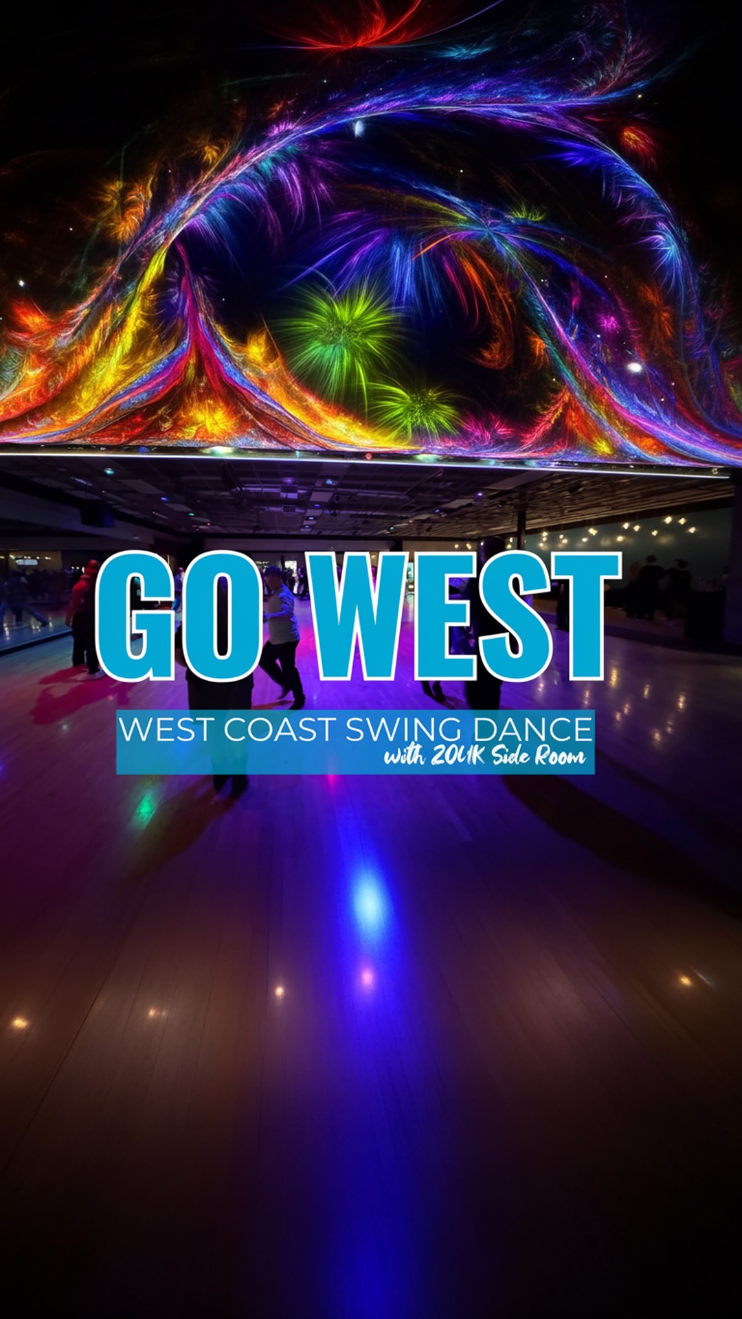 go west: west coast swing dance with zouk side room