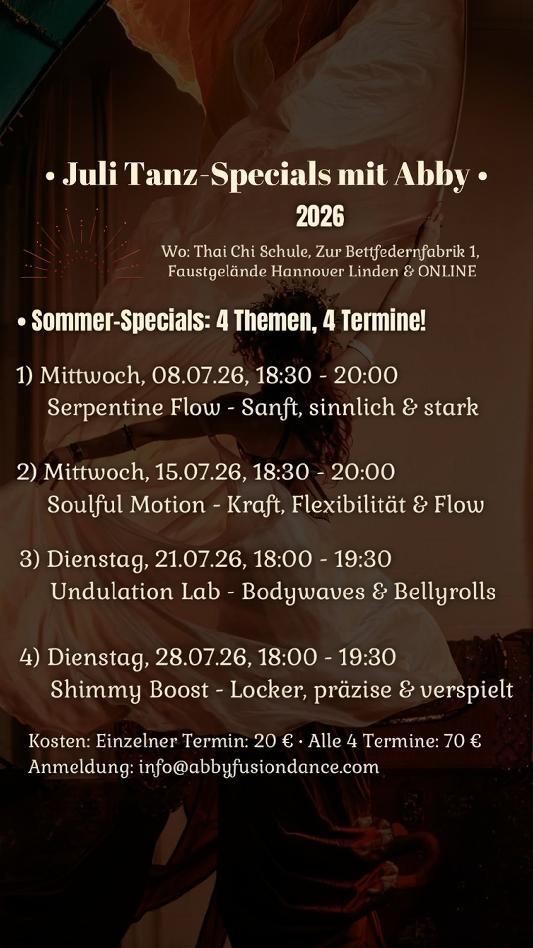 juli tanz-specials mit abby