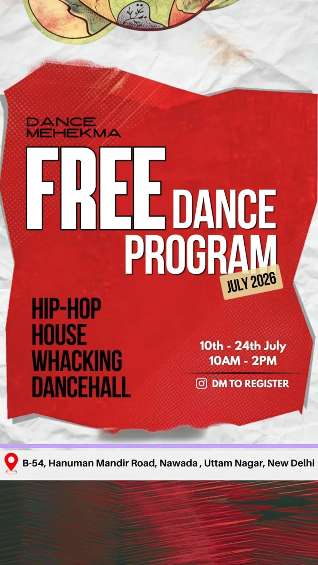 dance mehekma free dance program