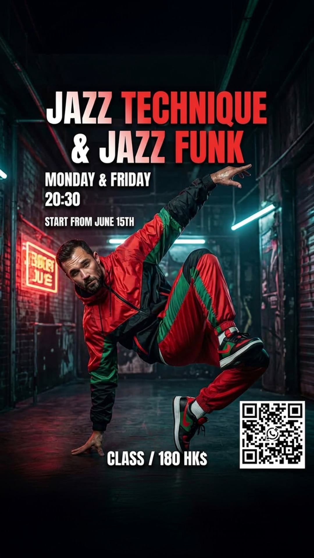 jazz technique & jazz funk classes