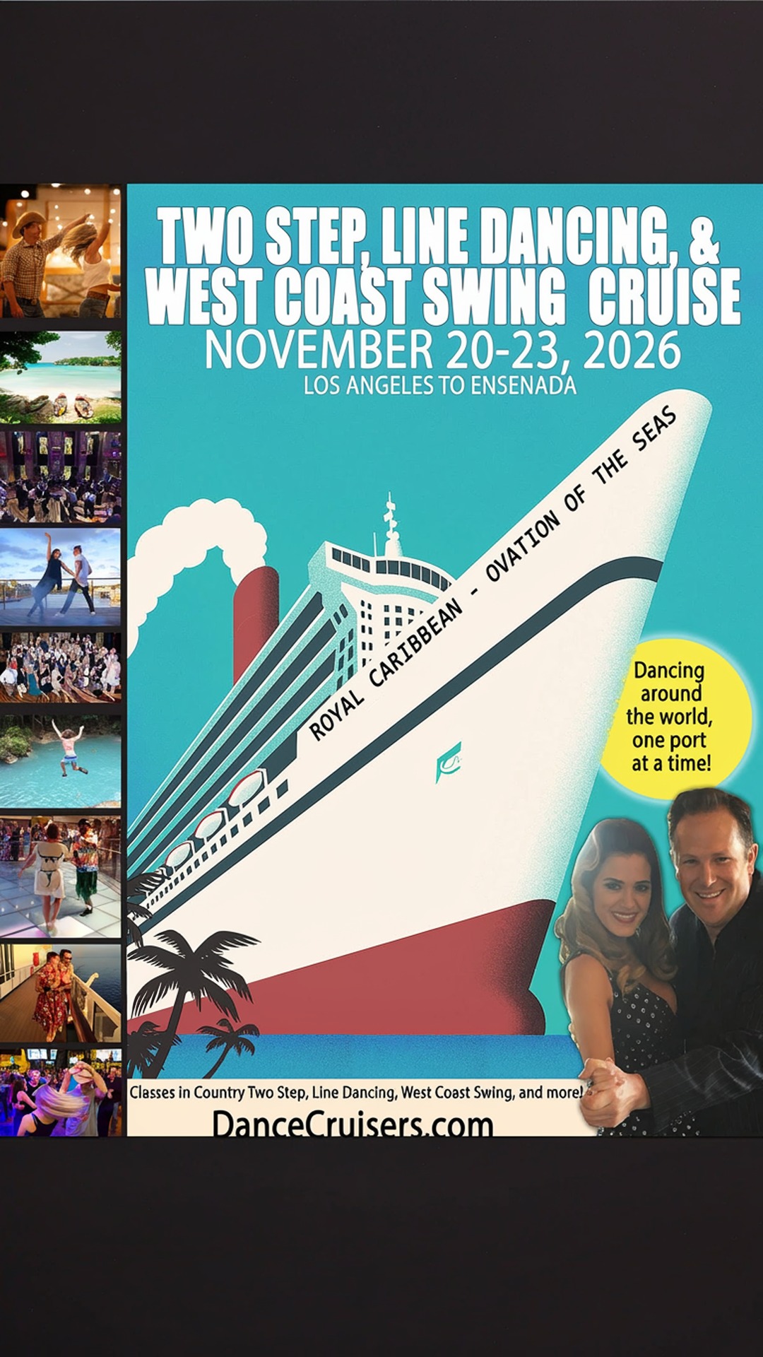 2026 country two step, west coast swing, and line dance cruise