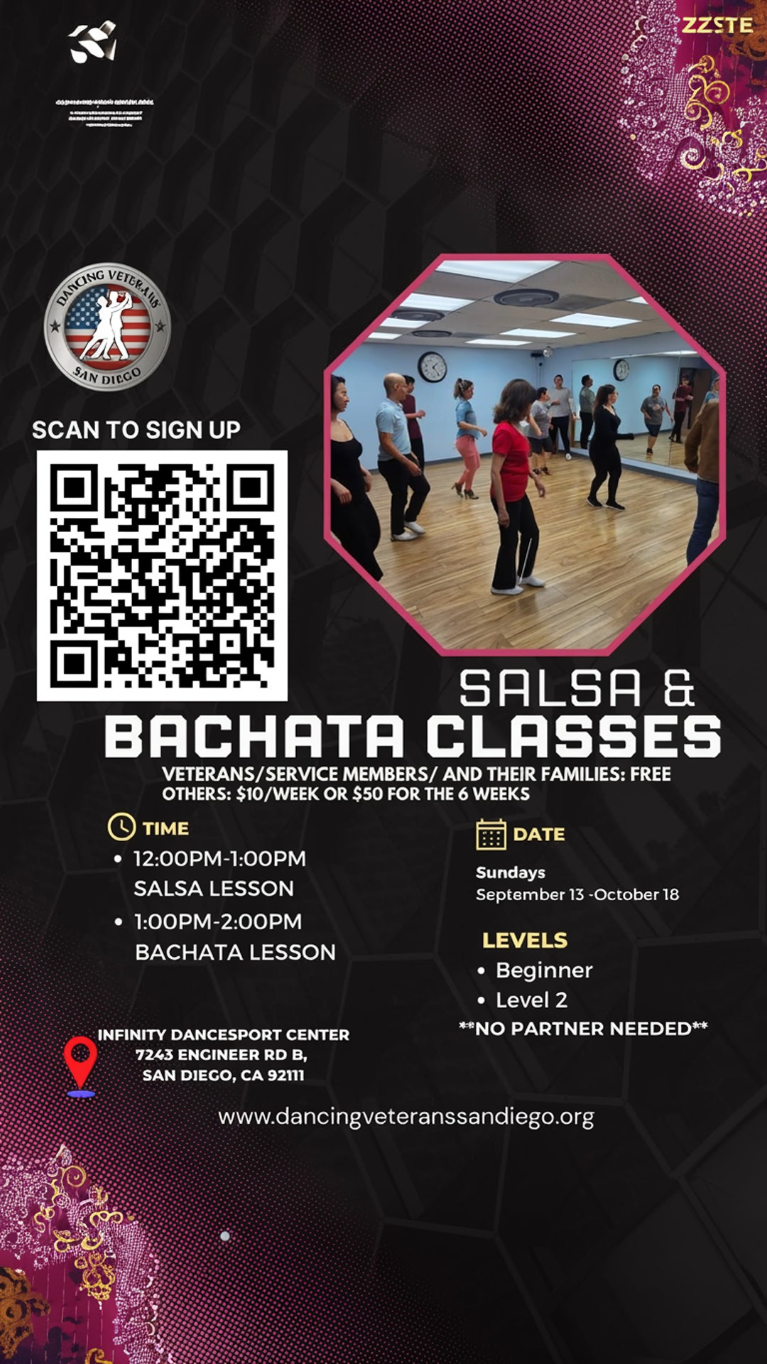 sept - october salsa & bachata class series