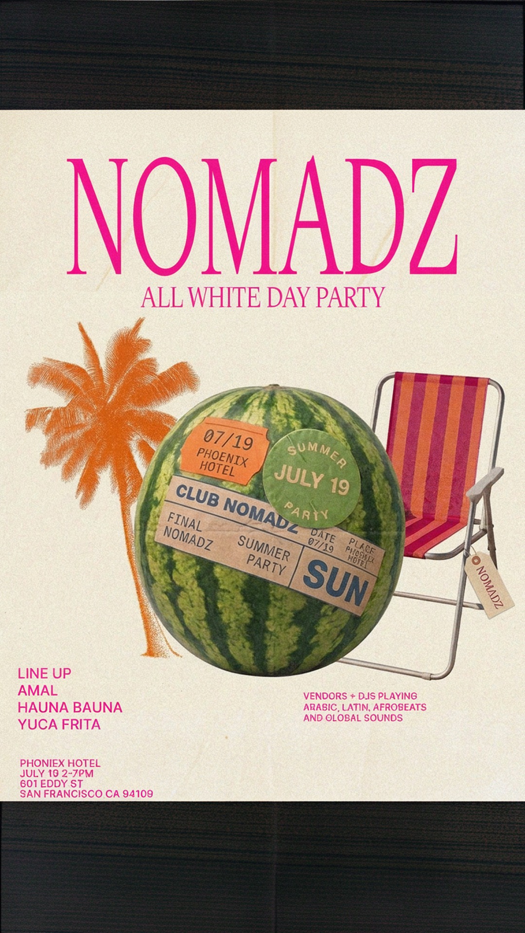 nomadz all white day party
