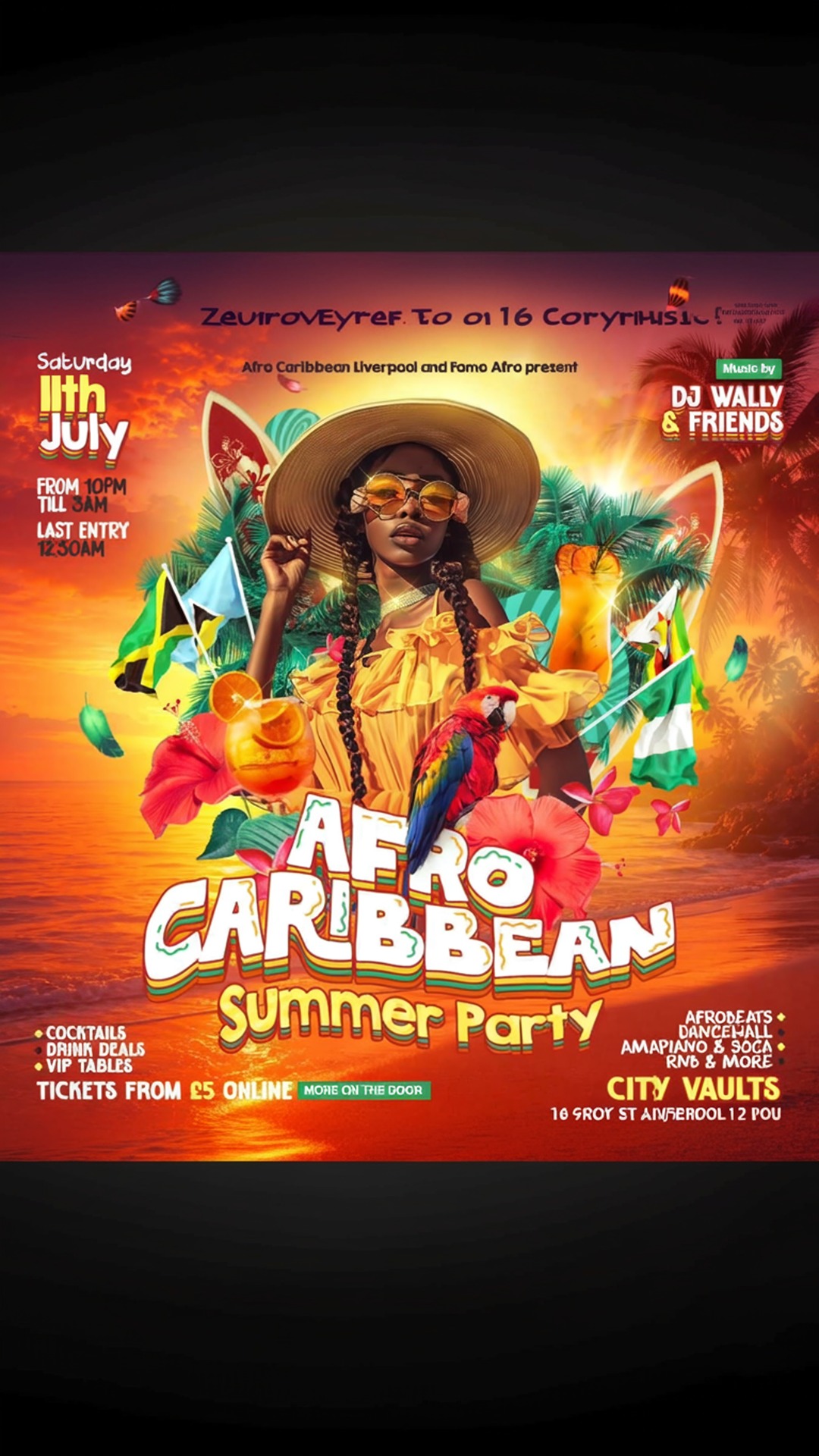 afro caribbean summer party