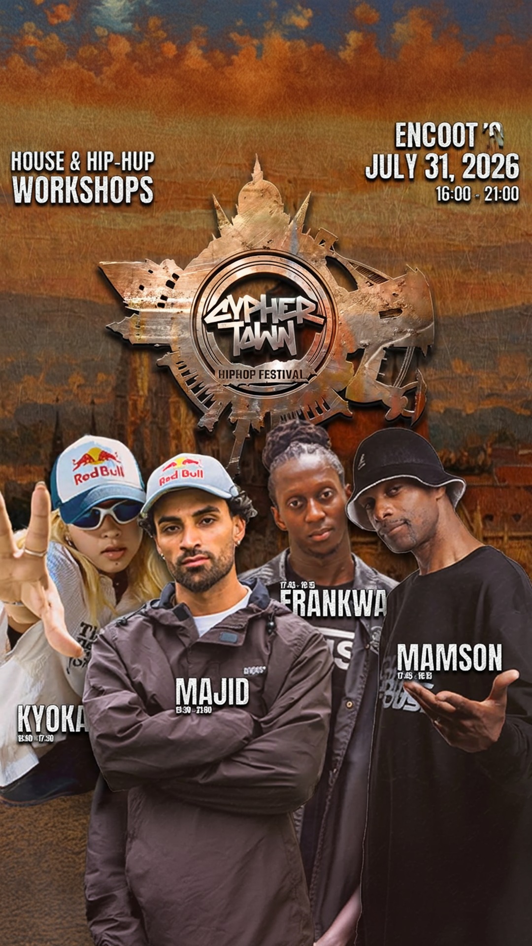house & hip-hop workshops