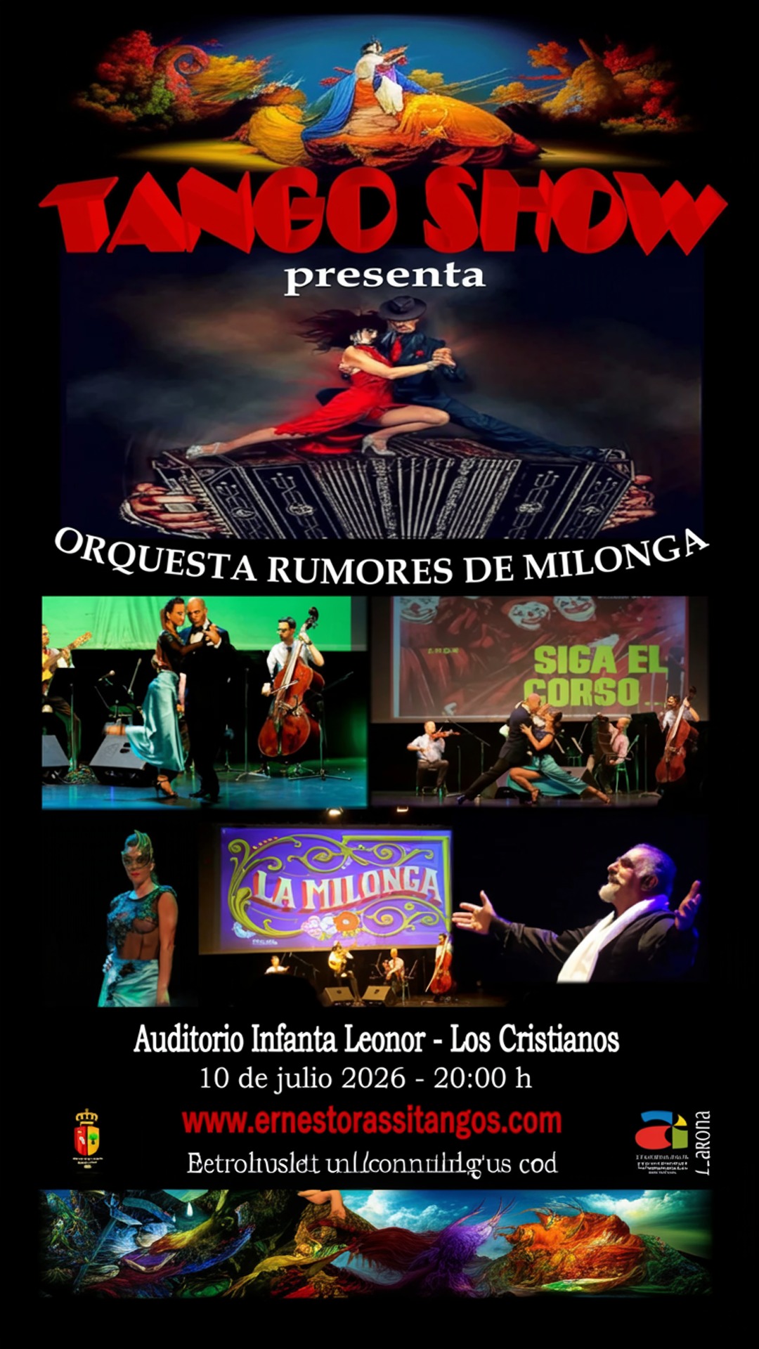 tango show presenta orquesta rumores de milonga