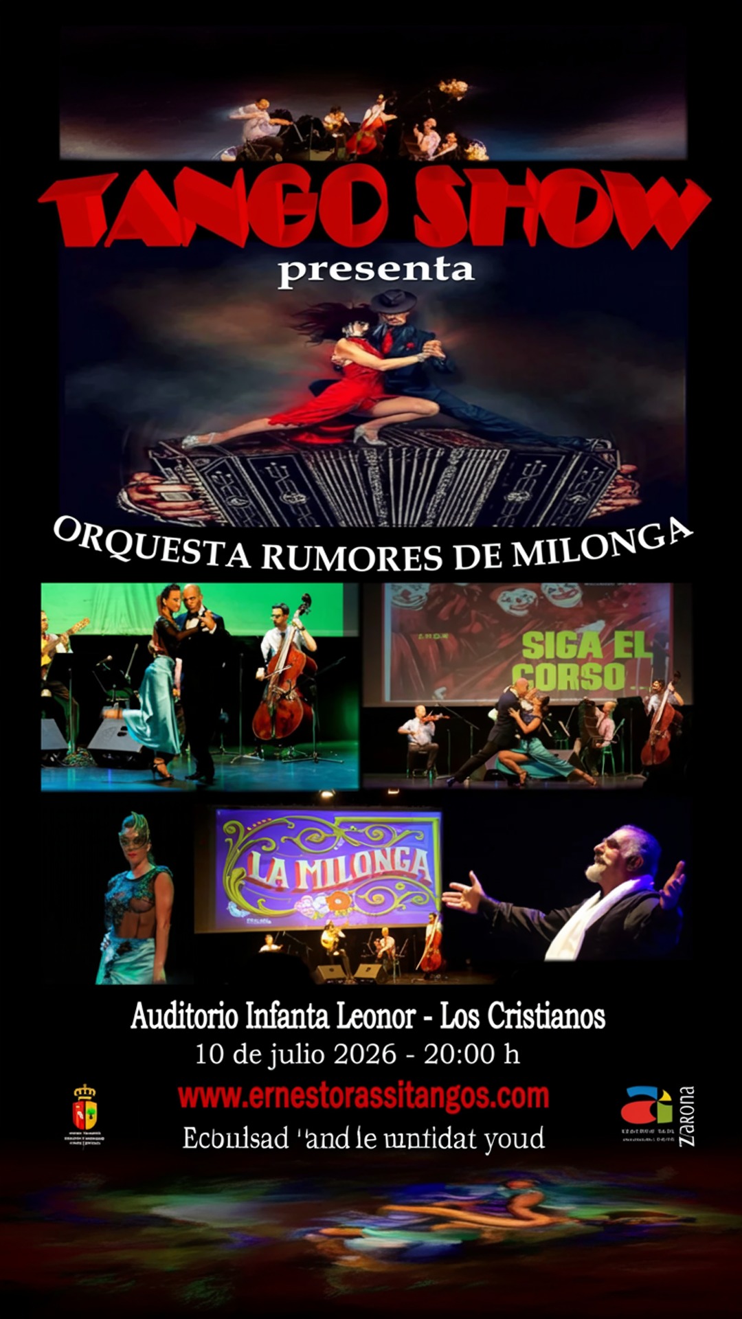 tango show - orquesta rumores de milonga