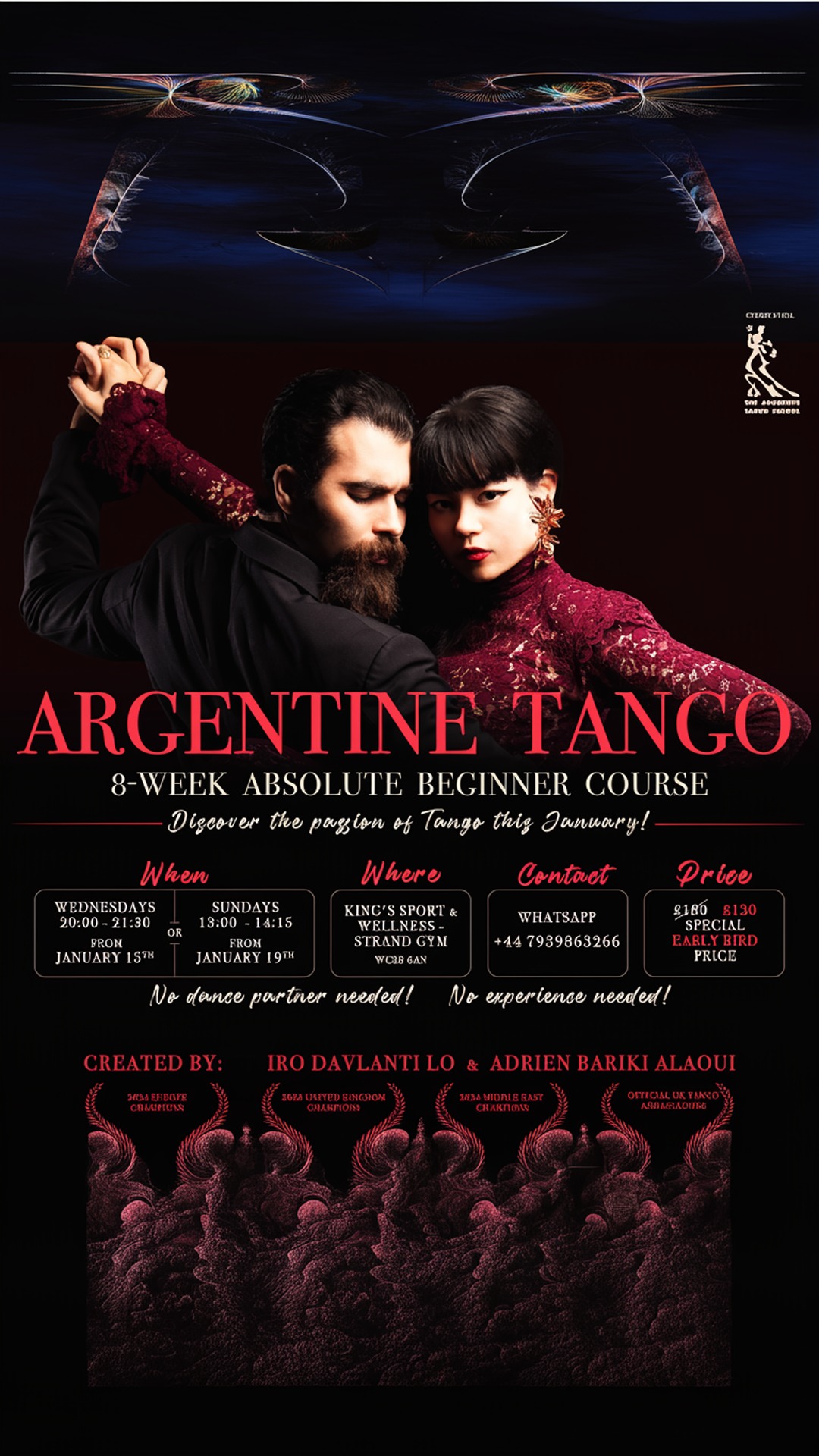 argentine tango 8-week absolute beginner course