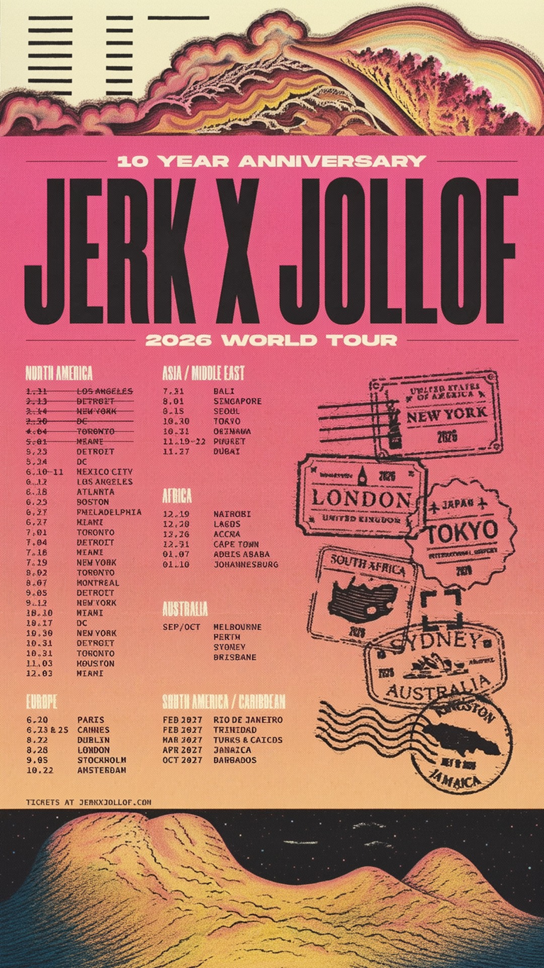 jerk x jollof 10 year anniversary world tour