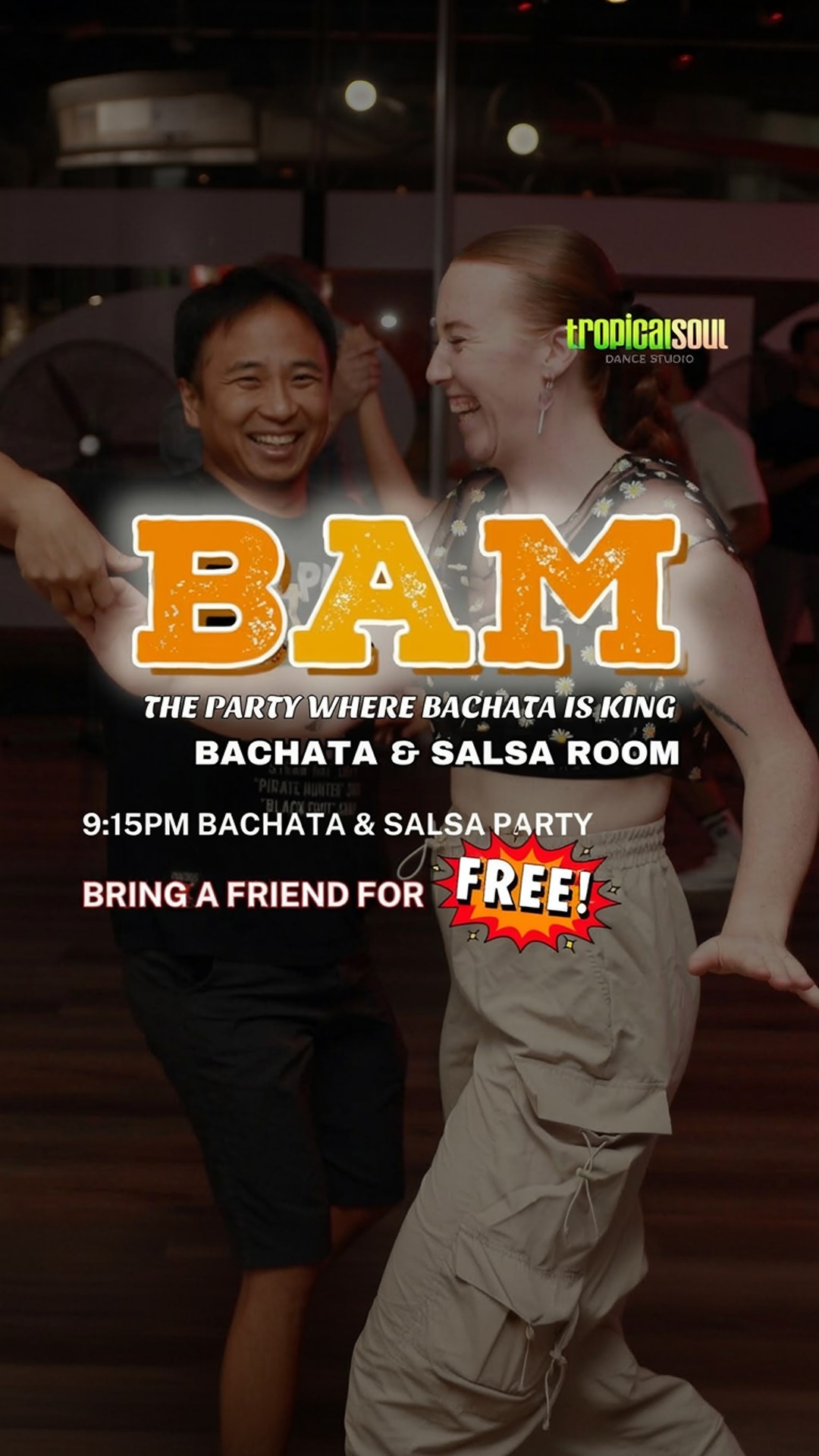 bam party! 14th august - the party where bachata is king