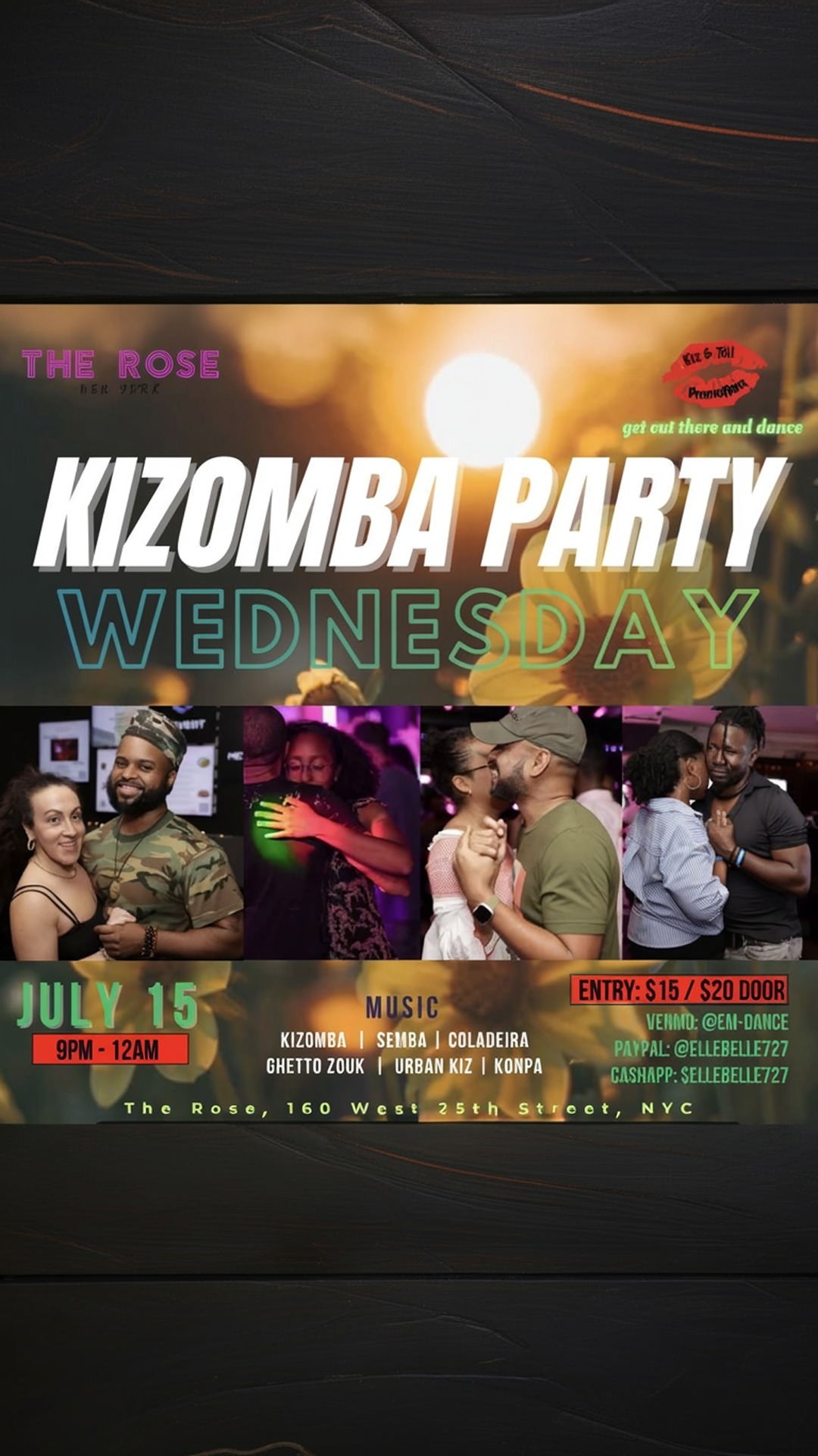 kizomba party wednesday