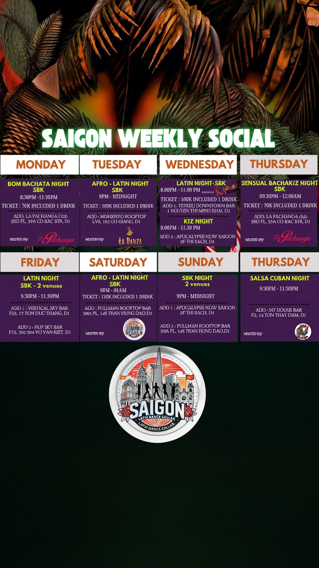 saigon weekly social