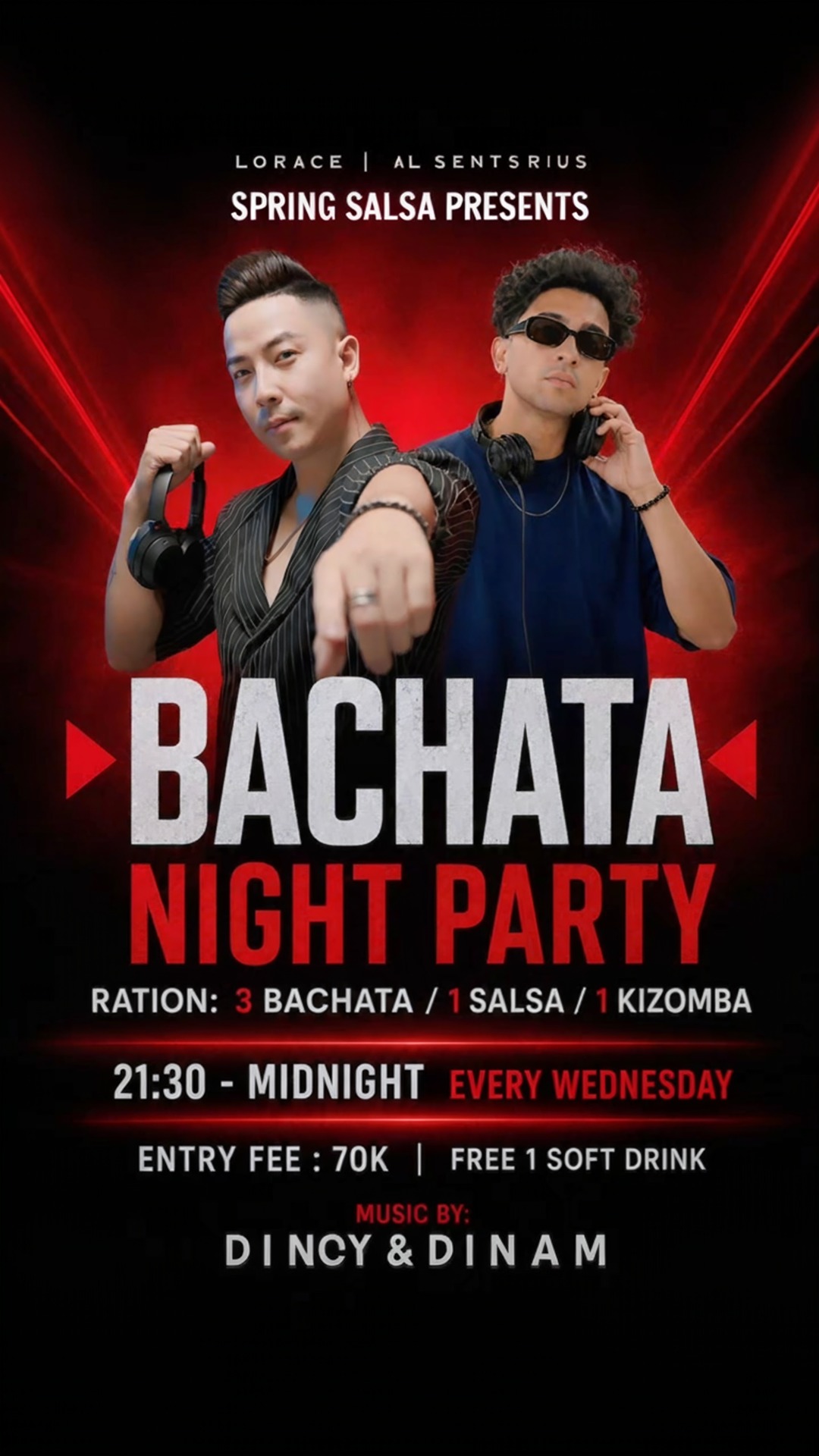 bachata night party