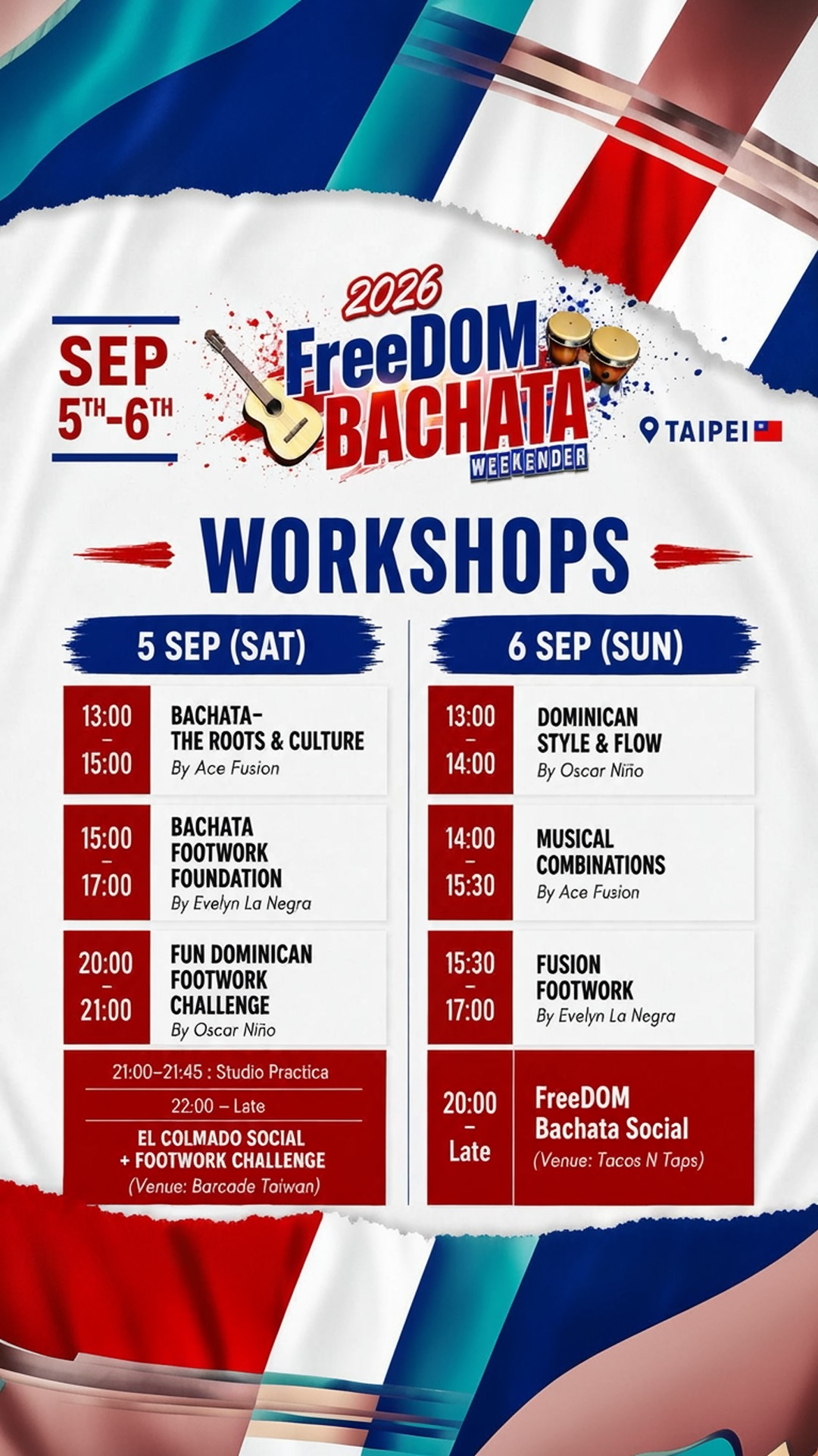 freedom bachata weekender