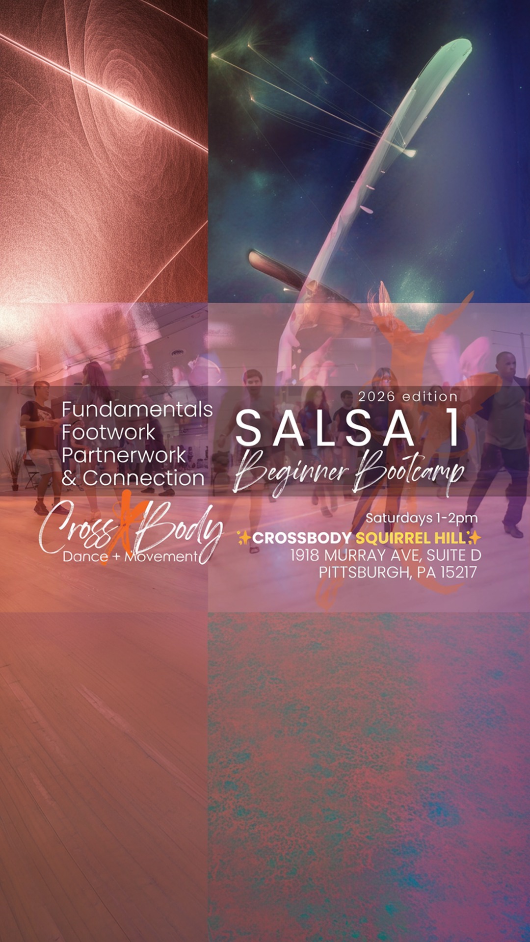 salsa 1 intro/beginner bootcamp with santiago