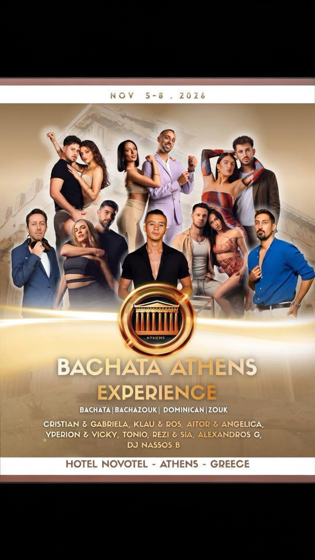 bachata athens experience 2026 - promo code gosia