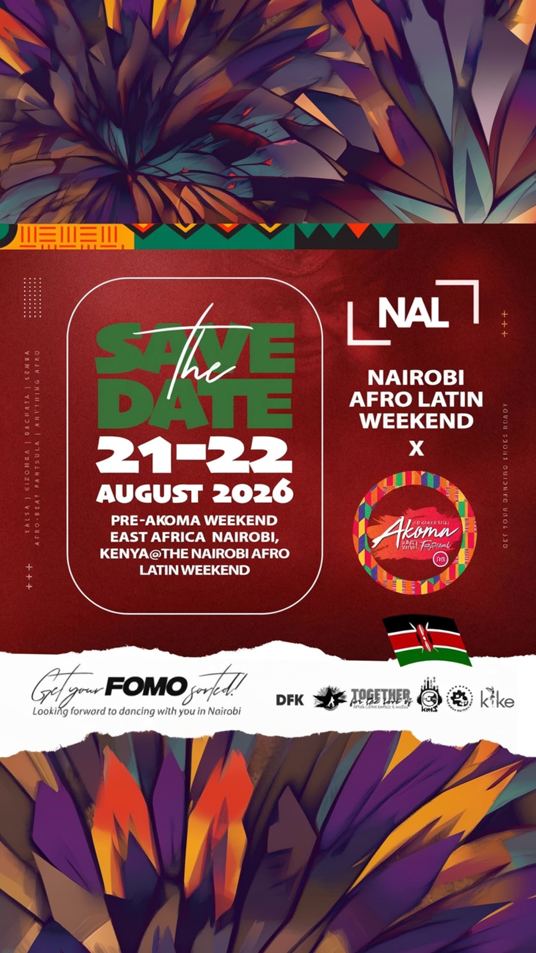 nairobi afro latin weekend × pre akoma east africa