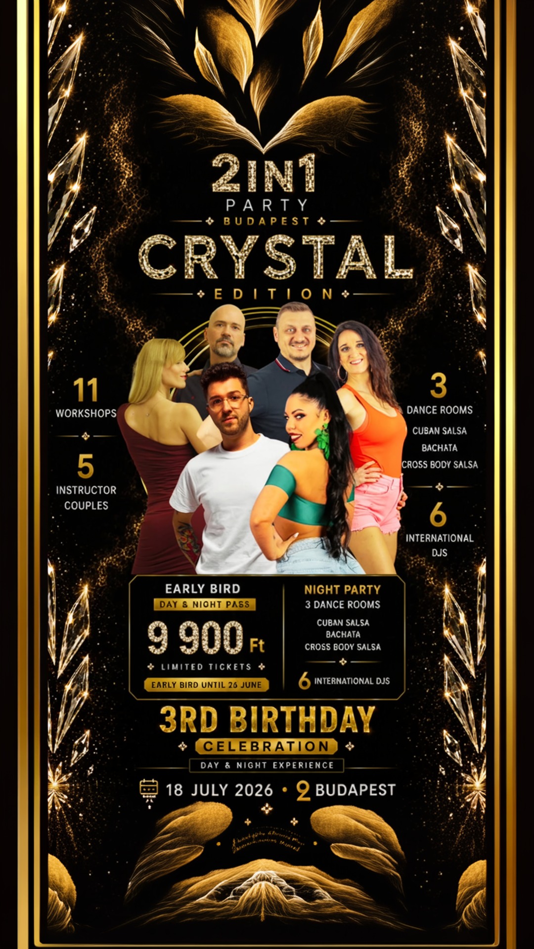 2in1 party budapest - crystal edition