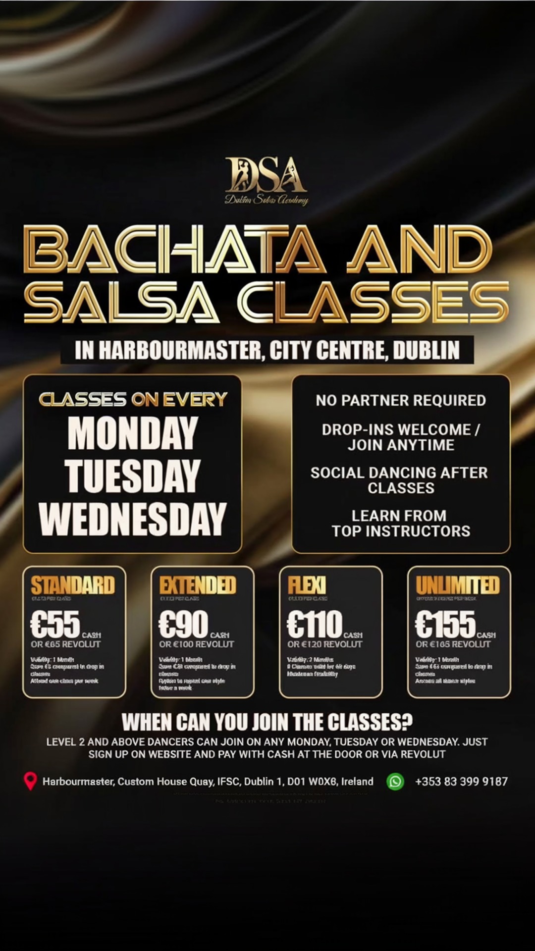 bachata and salsa classes