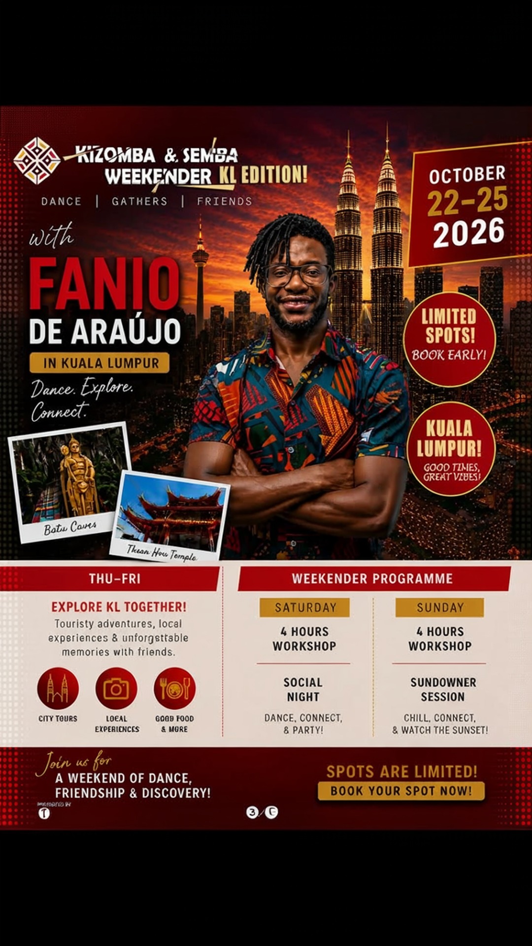 kizomba & semba weekender kl edition