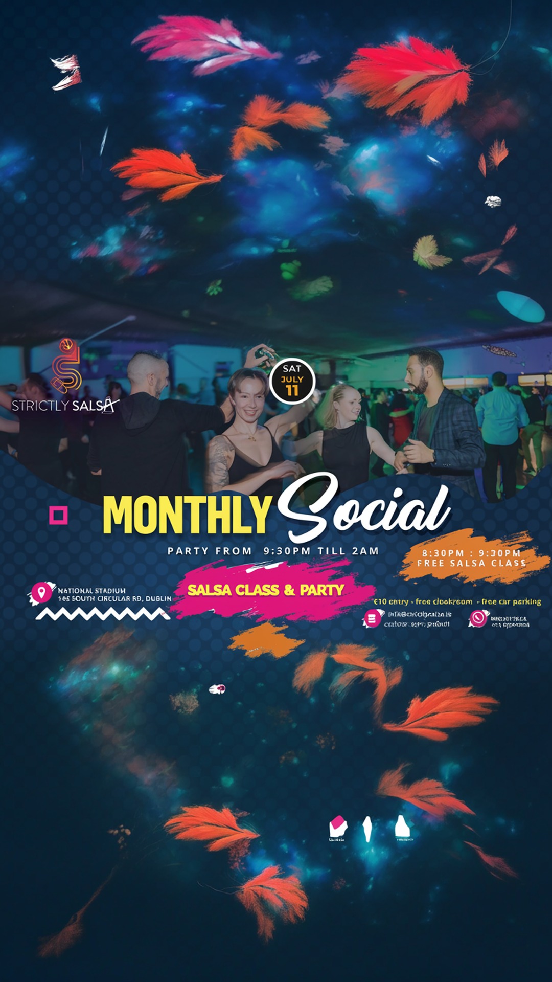 strictly salsa - july monthly social