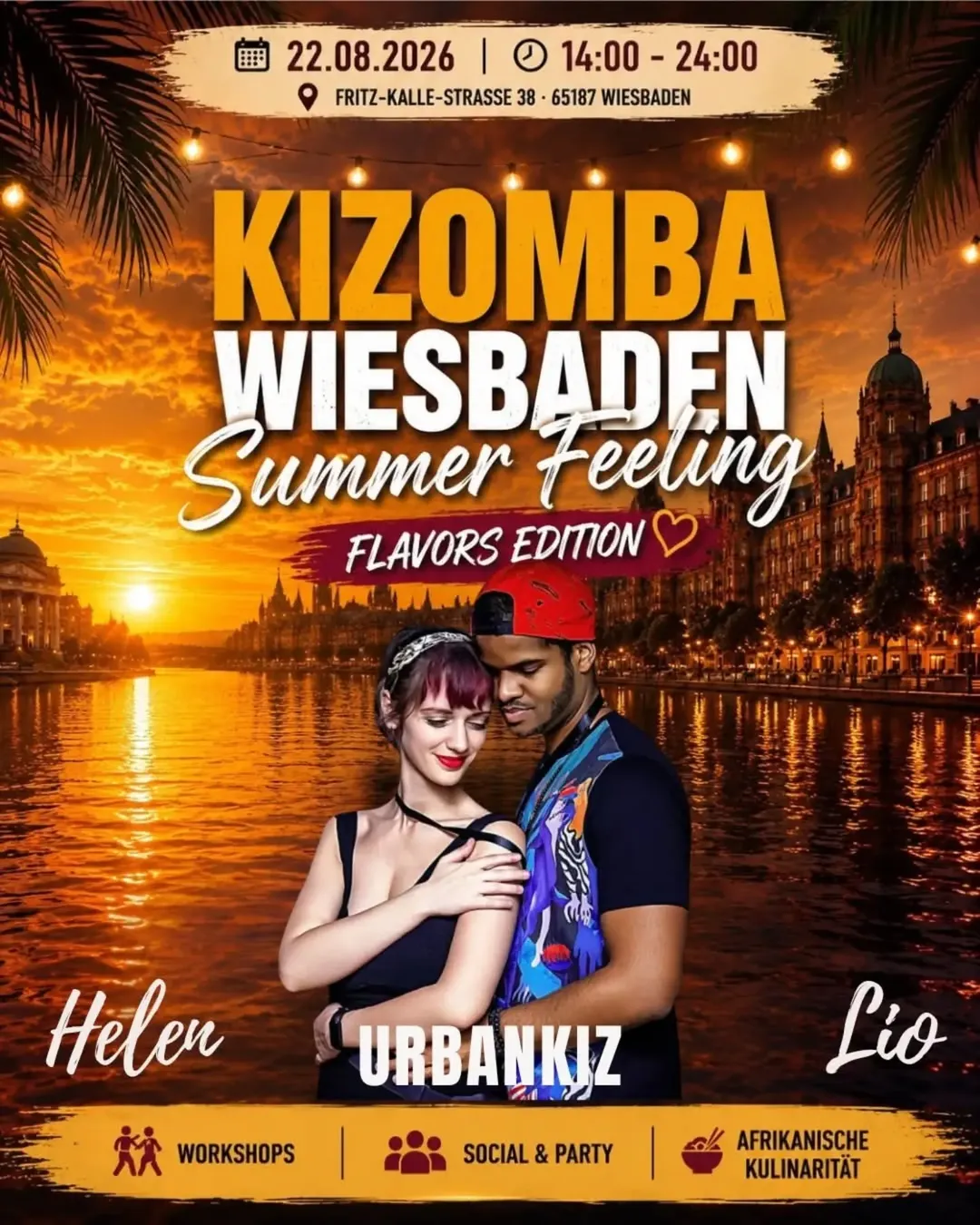 kizomba wiesbaden summer feeling - flavors edition