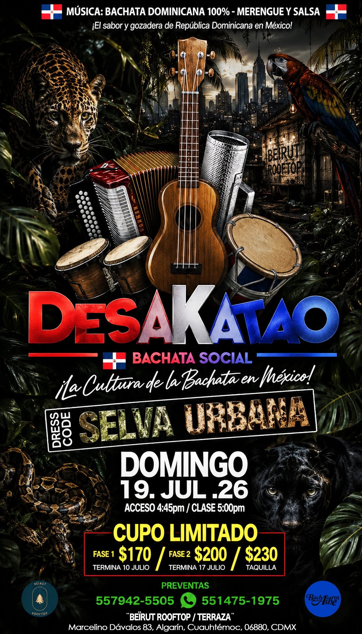 desakatao bachata social - selva urbana