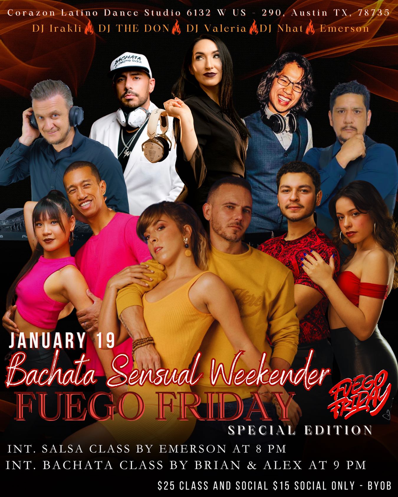 bachata sensual weekender - fuego friday special edition