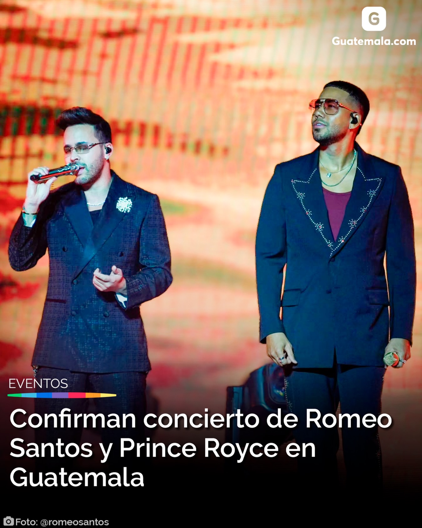 concierto de romeo santos y prince royce