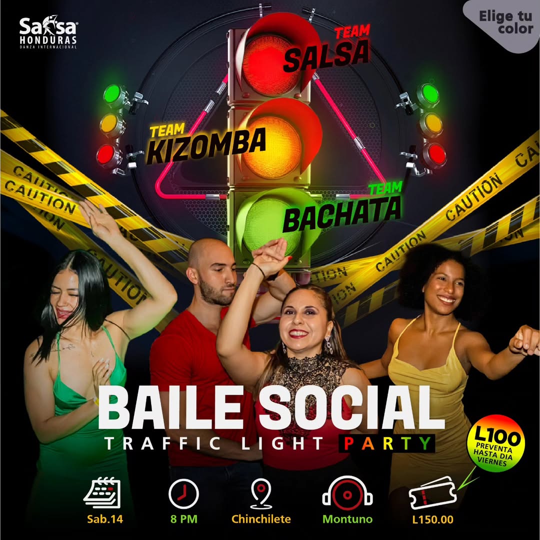 baile social traffic light party