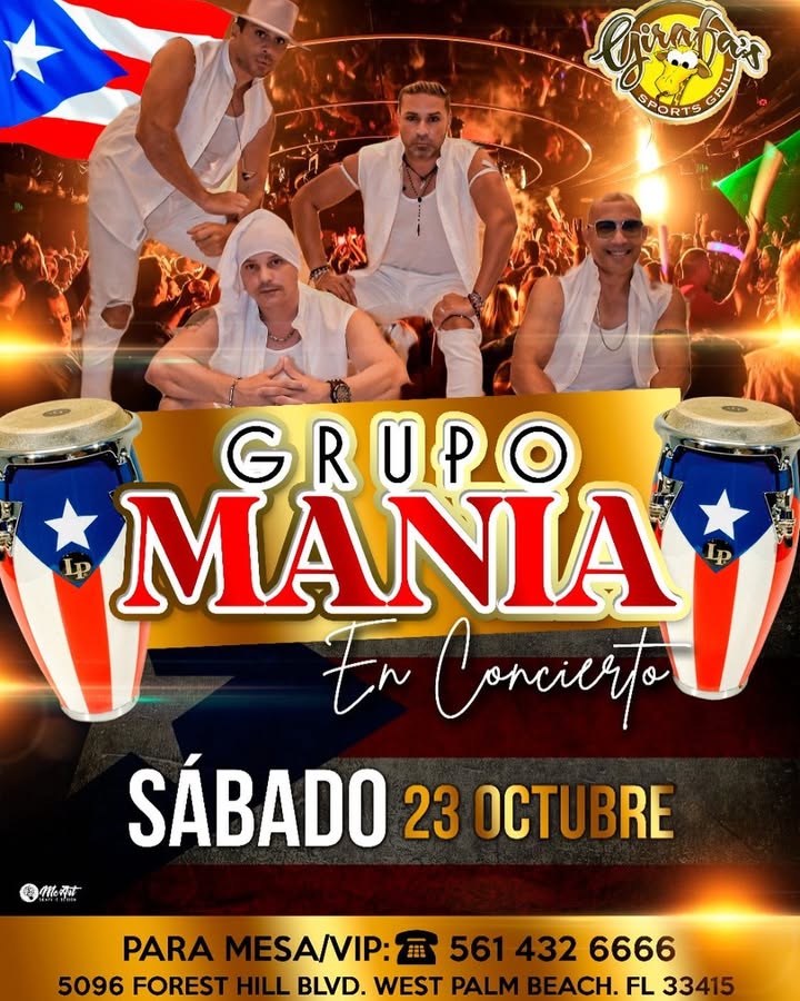grupo mania en concierto