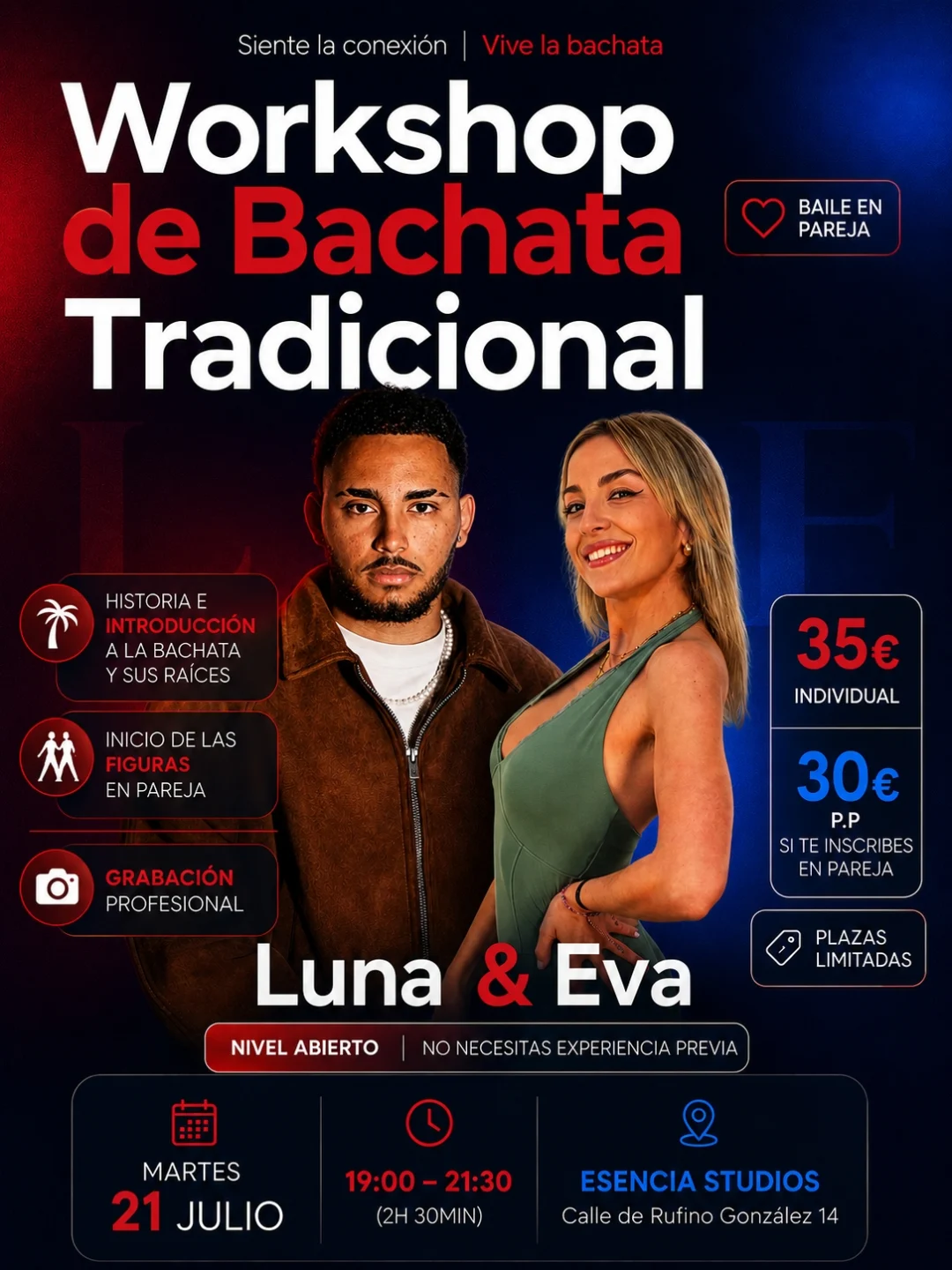 workshop de bachata tradicional