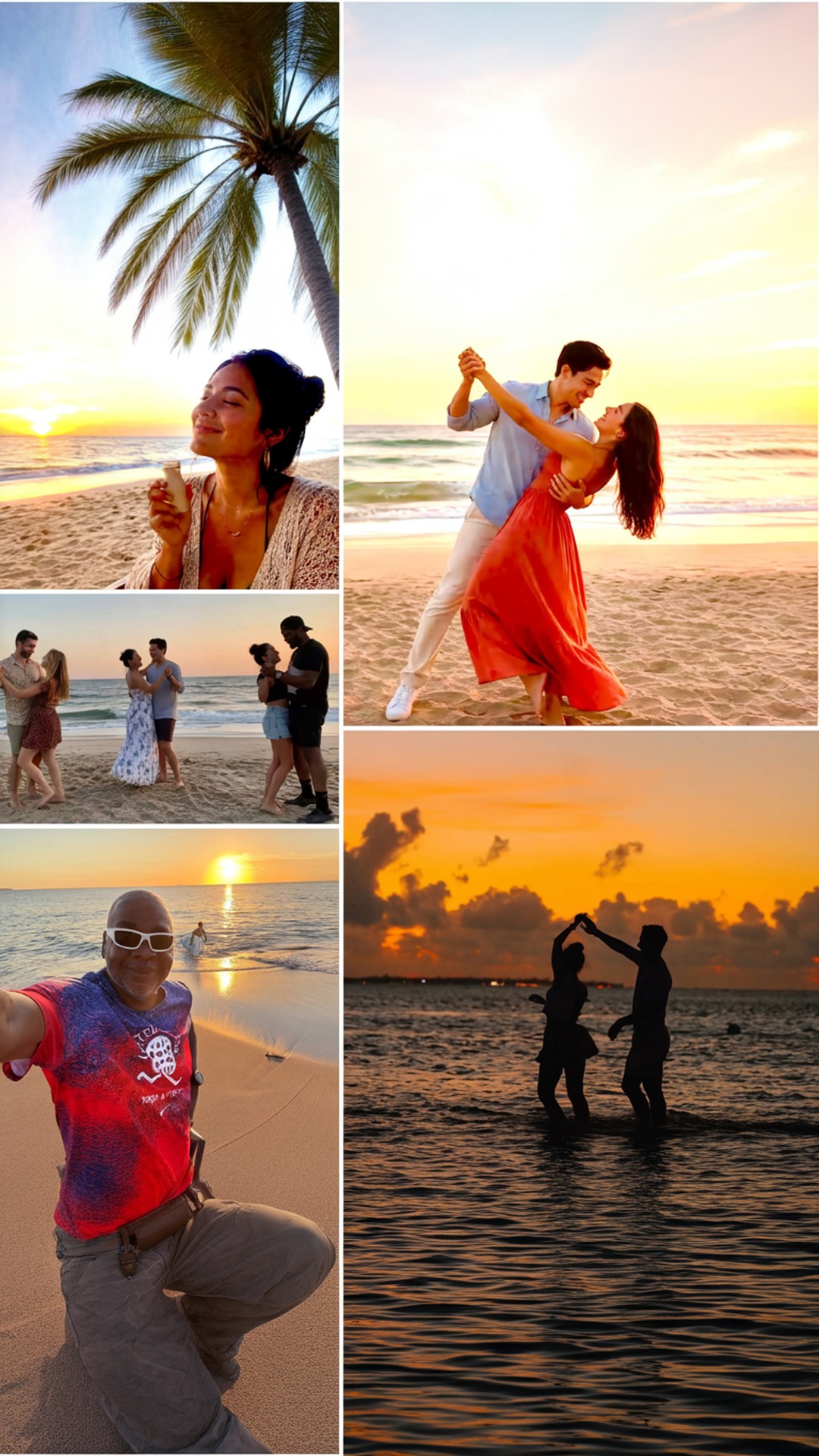 sunset beach salsa, bachata & coquito sip class