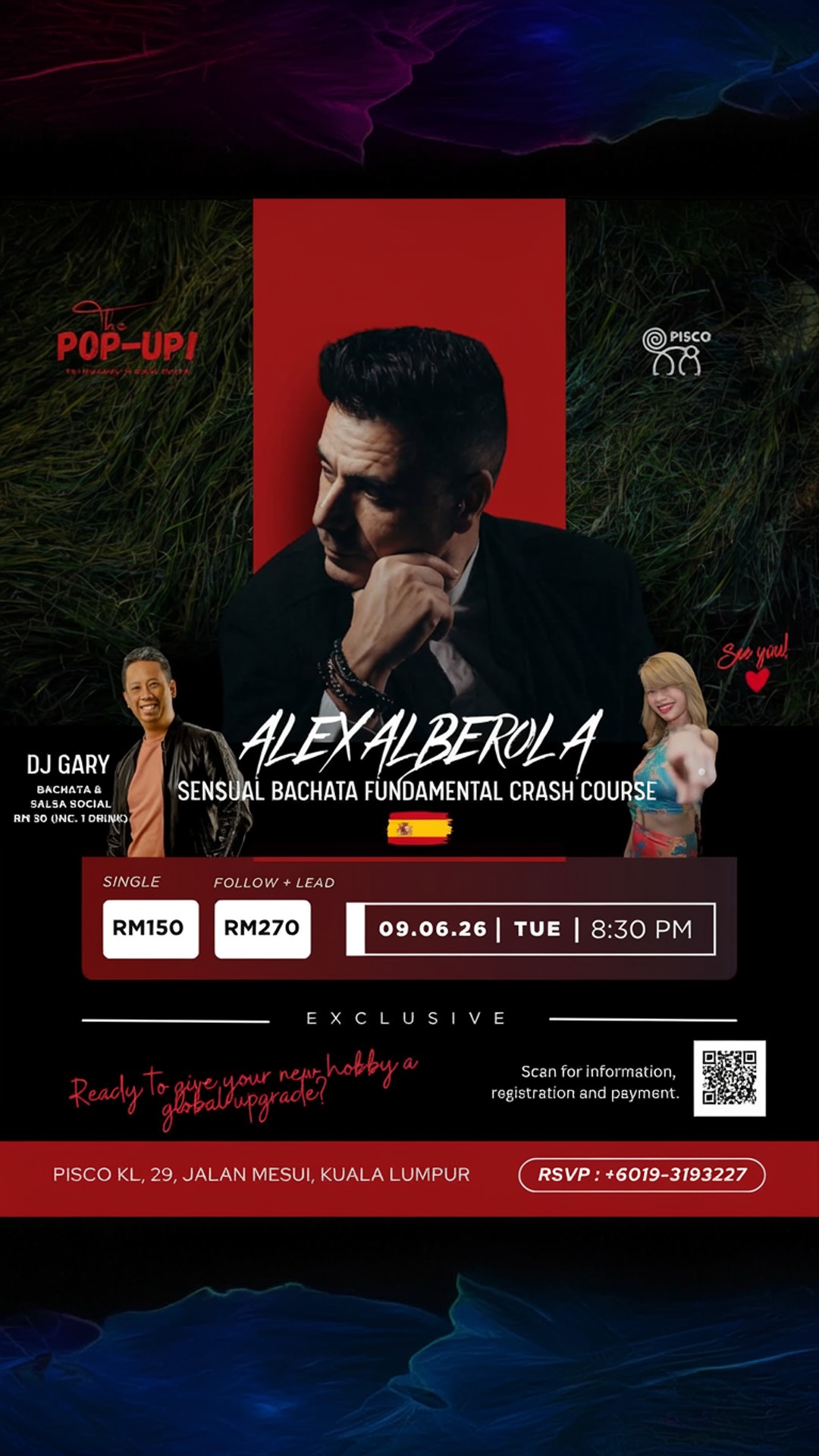 sensual bachata fundamental crash course with alex alberola