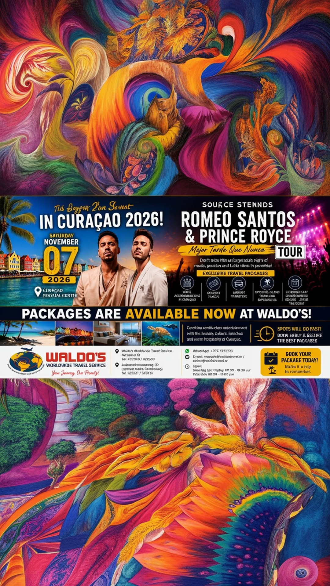 romeo santos & prince royce - mejor tarde que nunca tour