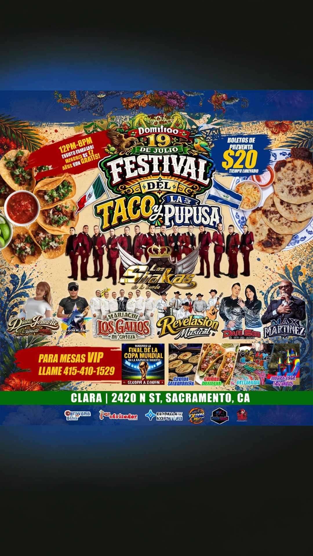 festival del taco y la pupusa