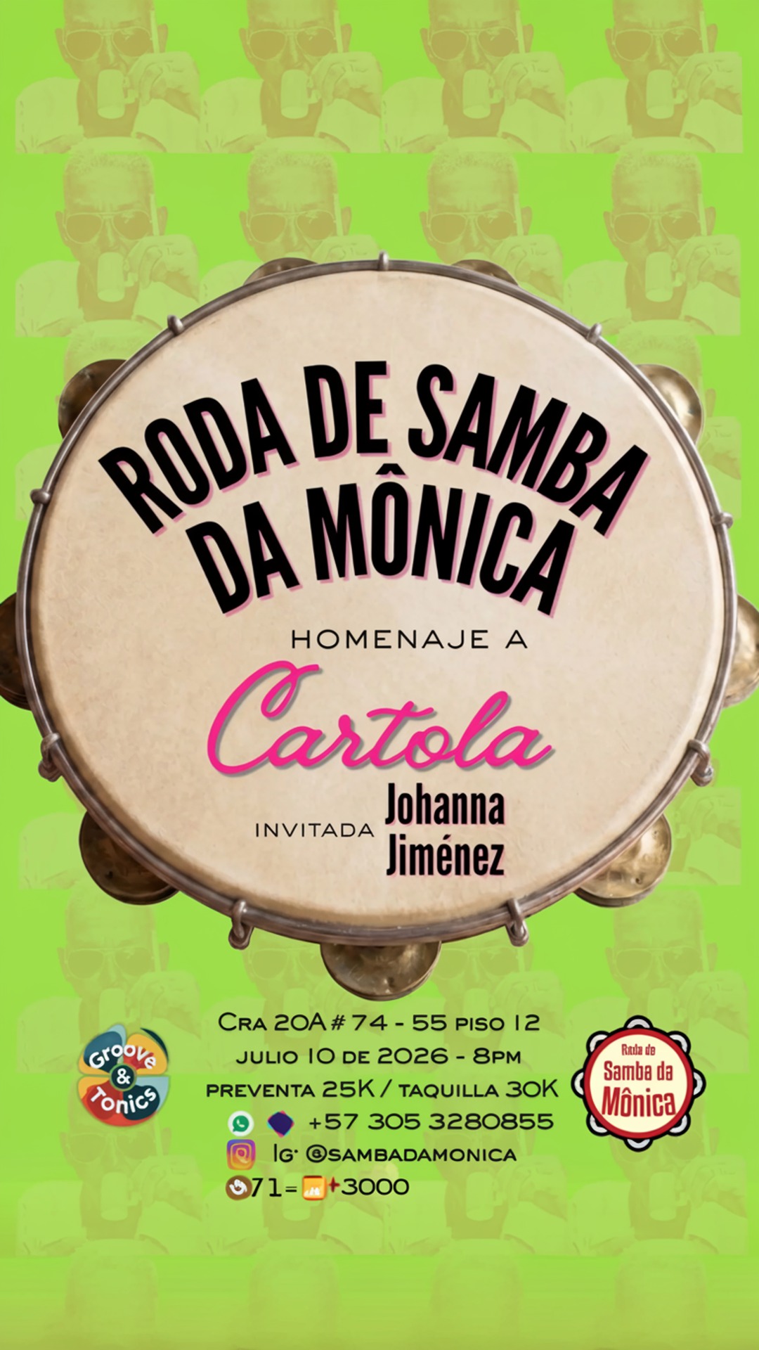 roda de samba da mônica