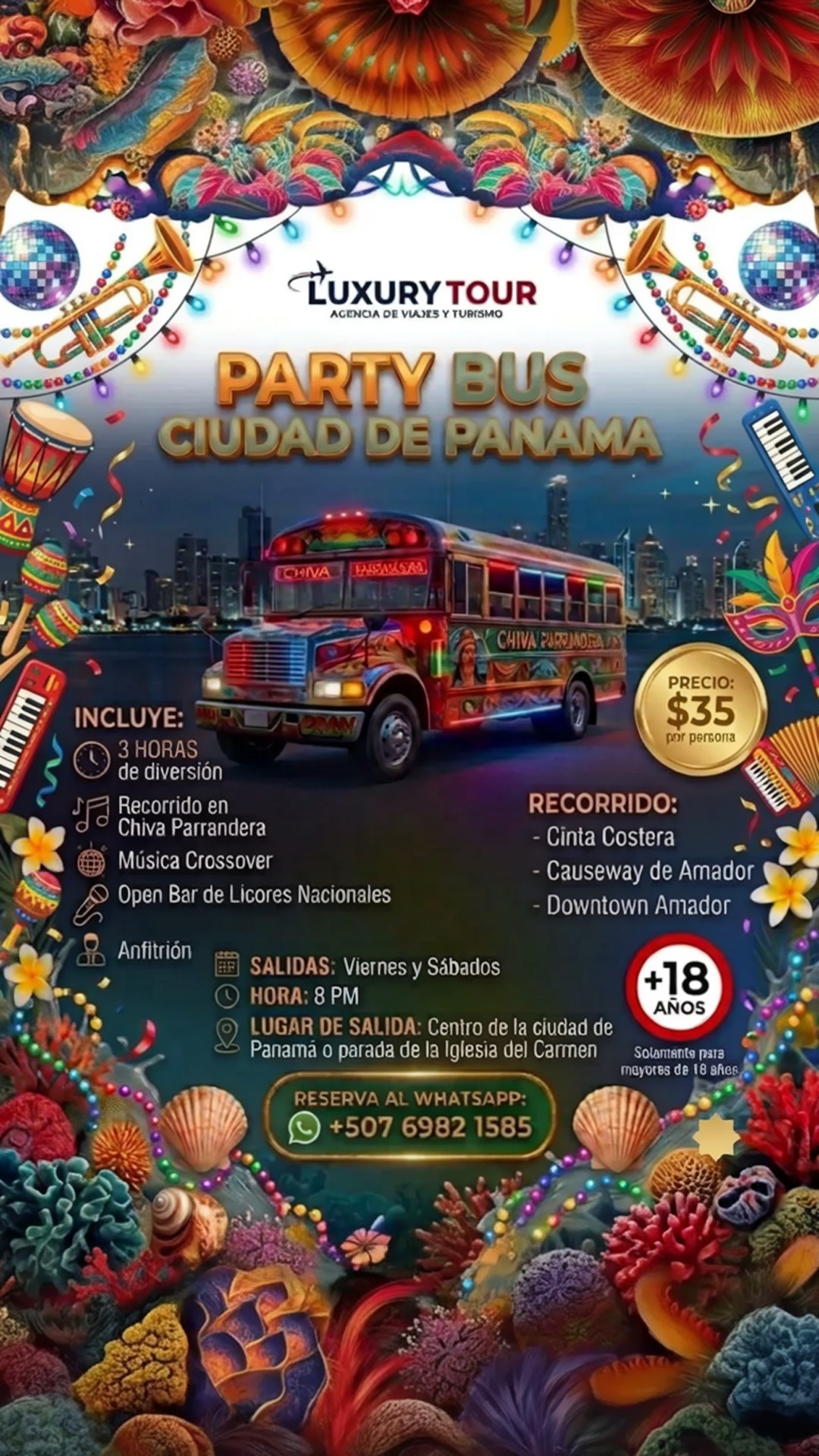 party bus ciudad de panamá