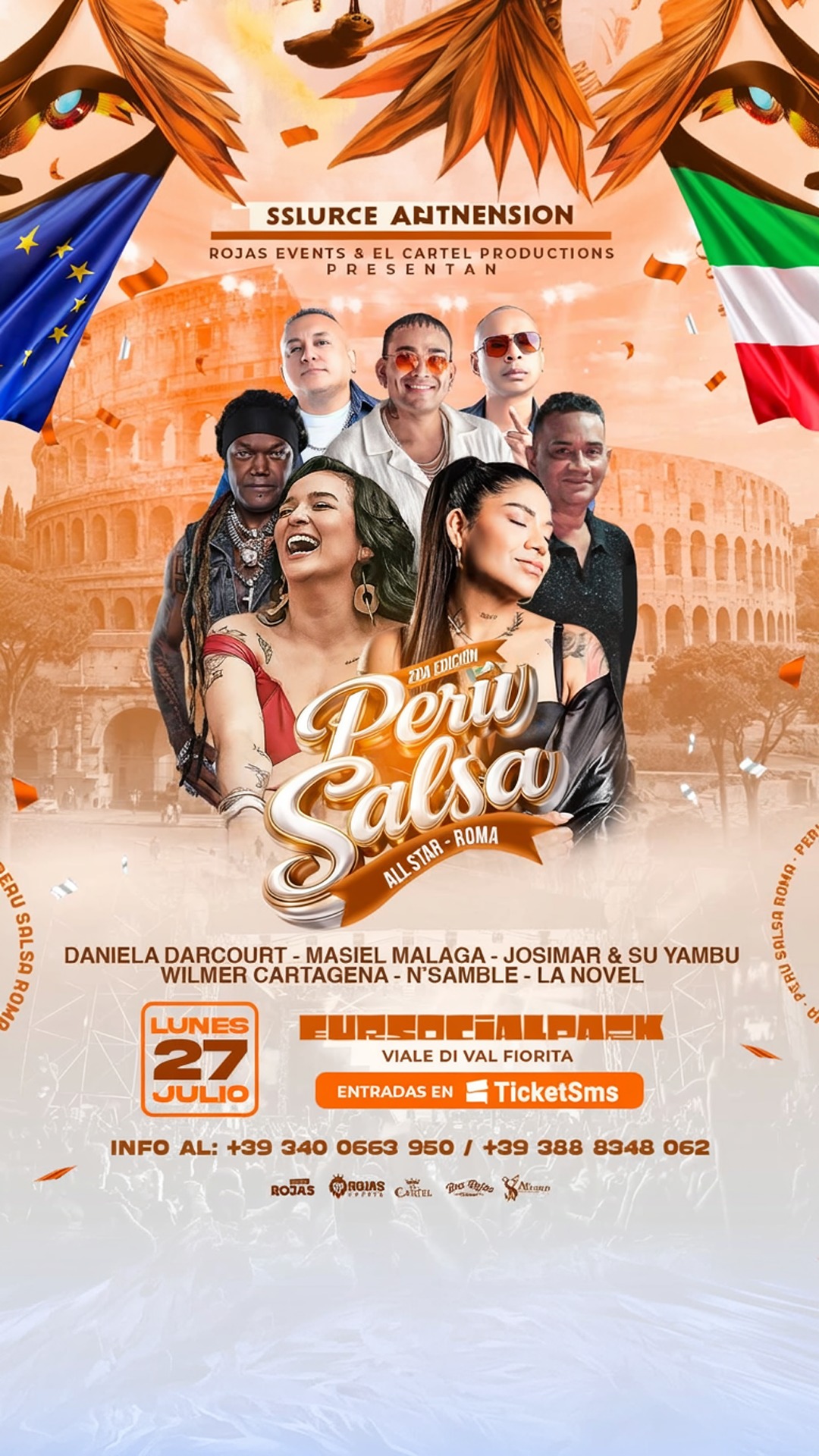 perú salsa all star roma - 2da edición