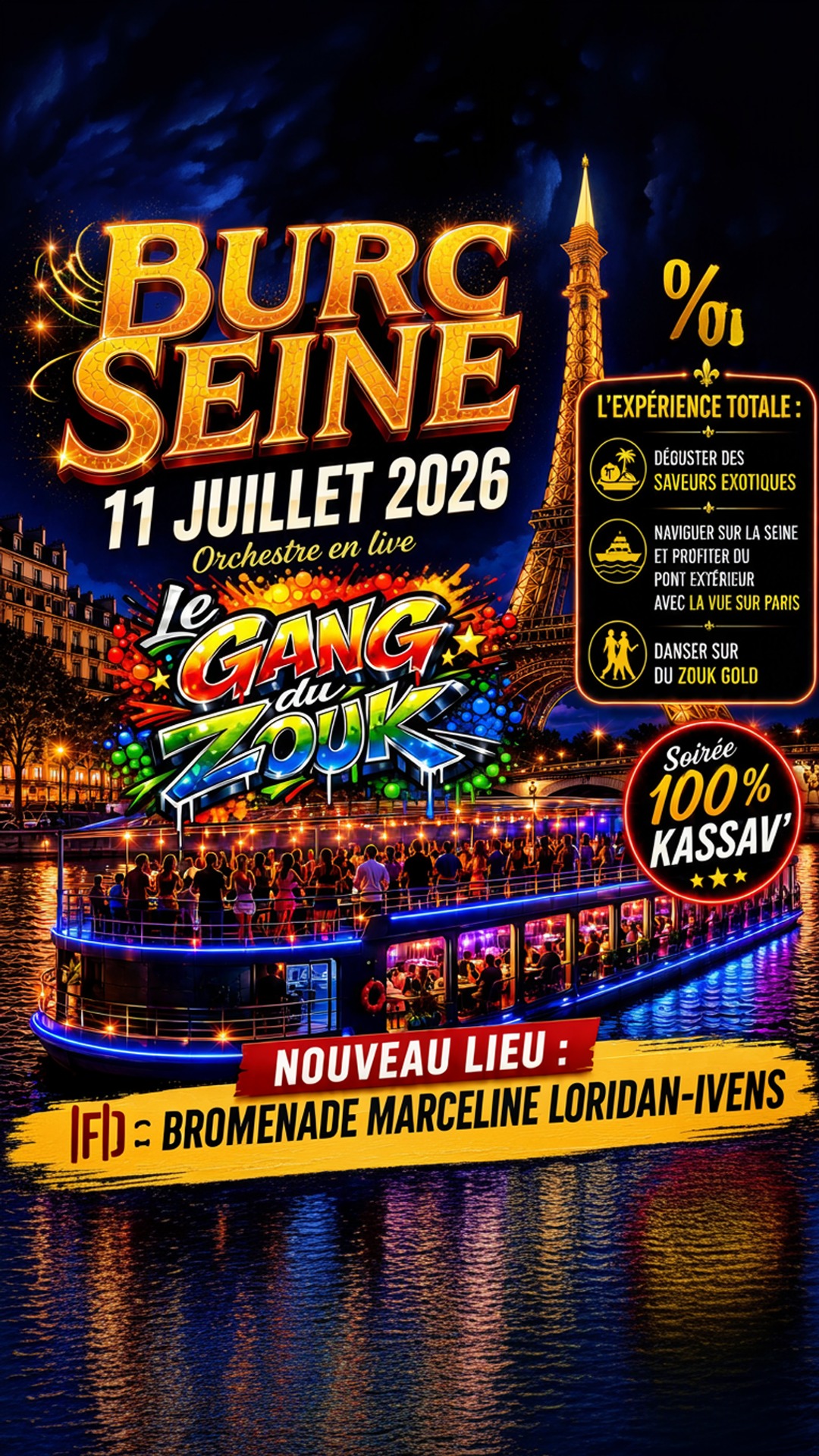 zouk sur seine - édition spéciale 100% kassav'